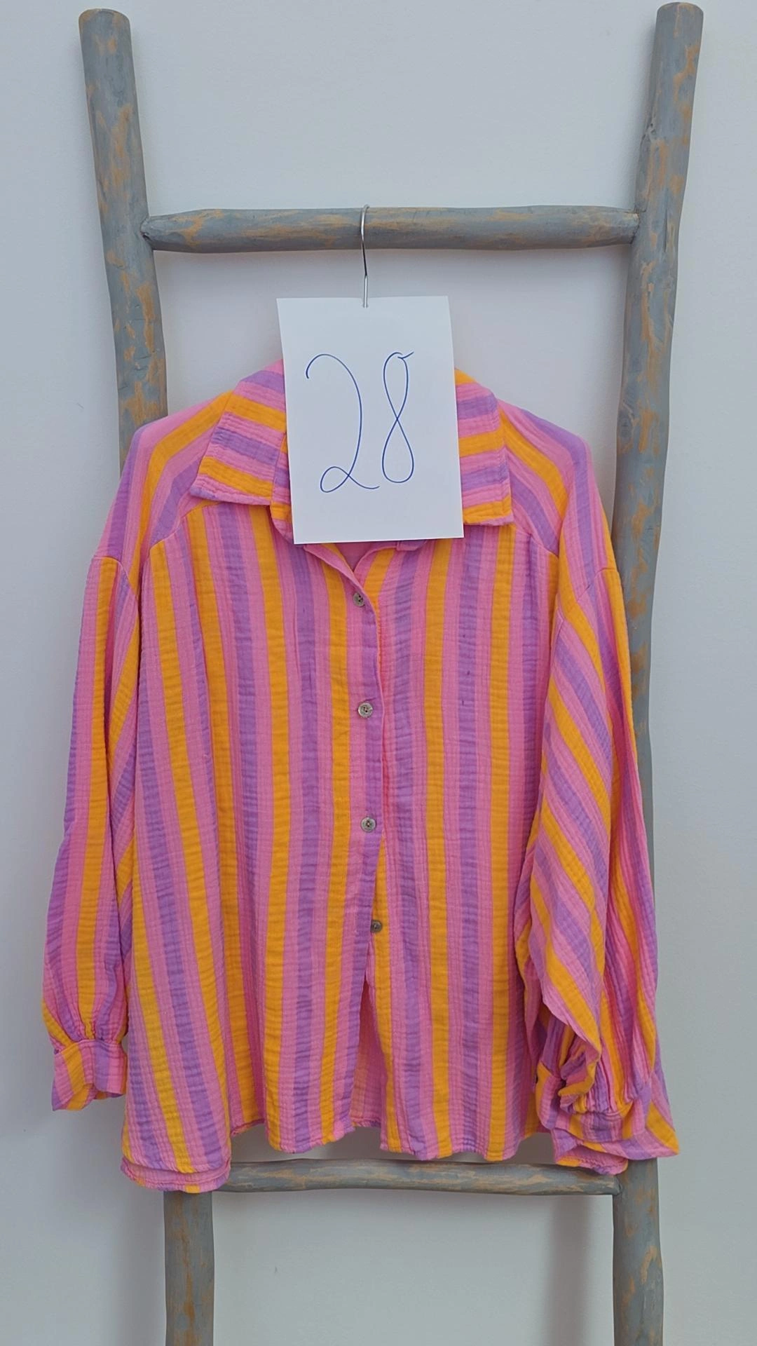 2. WAHL BLUSE MEGAN STRIPES 28