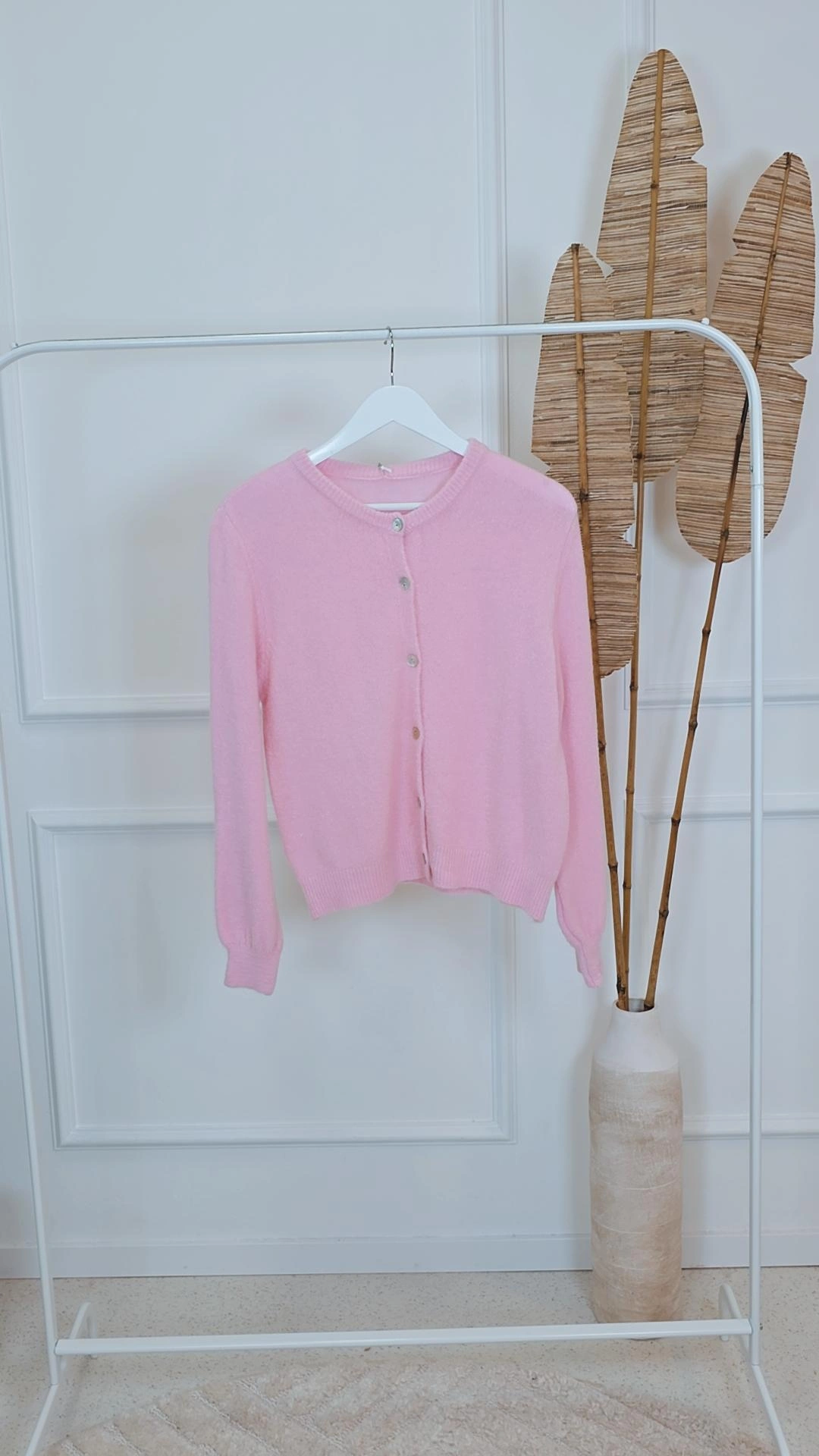 EDLER STRICKCARDIGAN XENIA Alpaka Made in Italy Größe 34 - kleine 42