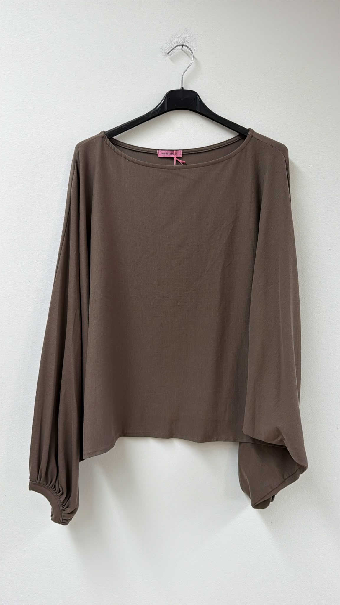Basic Fledermaus-Pullover I H0144 I 34-44 I Made in Italy