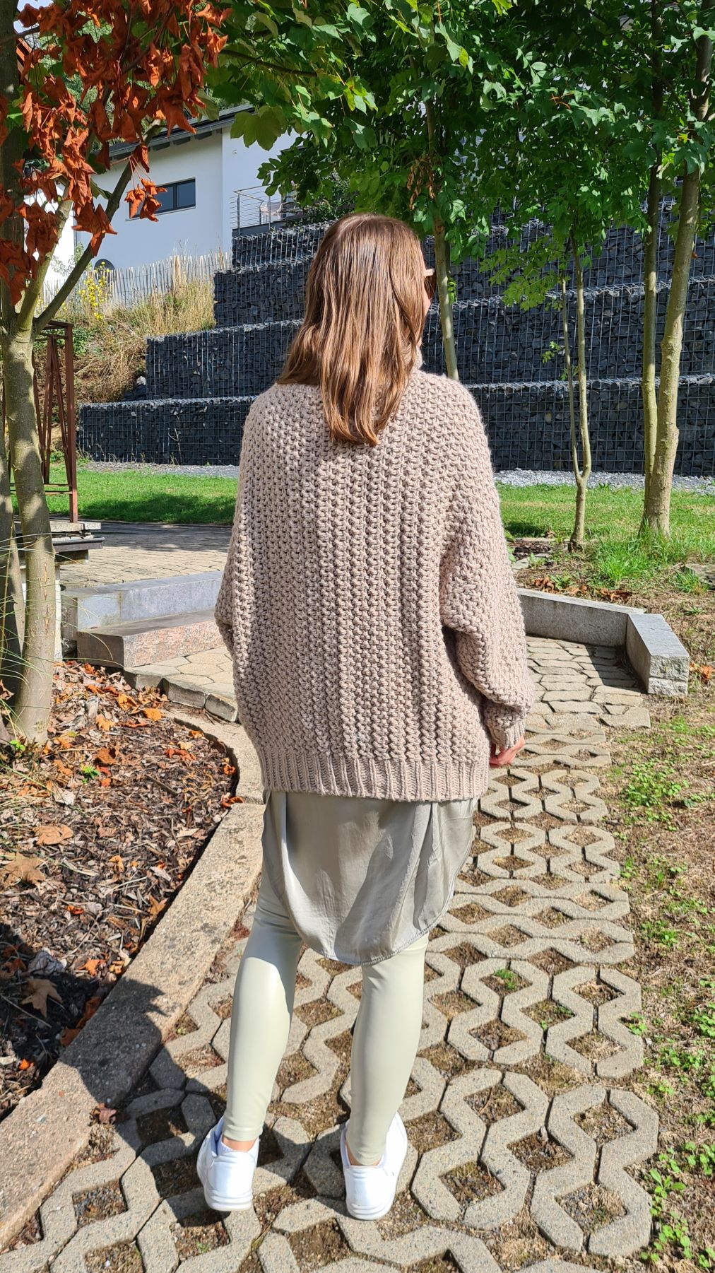 OVERSIZE KNIT FIONA TURTLENECK TAUPE Rollkragen Strickpullover Pullover 34-42/44 Made in Italy OVERSIZE KNIT FIONA TURTLENECK TAUPE Rollkragen Strickpullover Pullover 34-42/44 Made in Italy