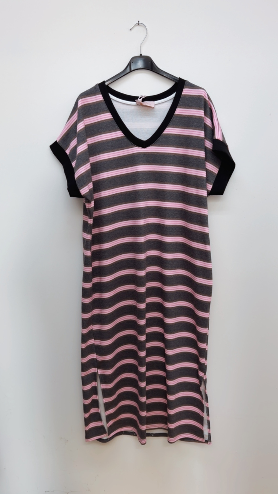 Sweatshirt-Kleid „Lotta“ – Streifenliebe für jeden Tag  – Made in Italy Gr. 34-42