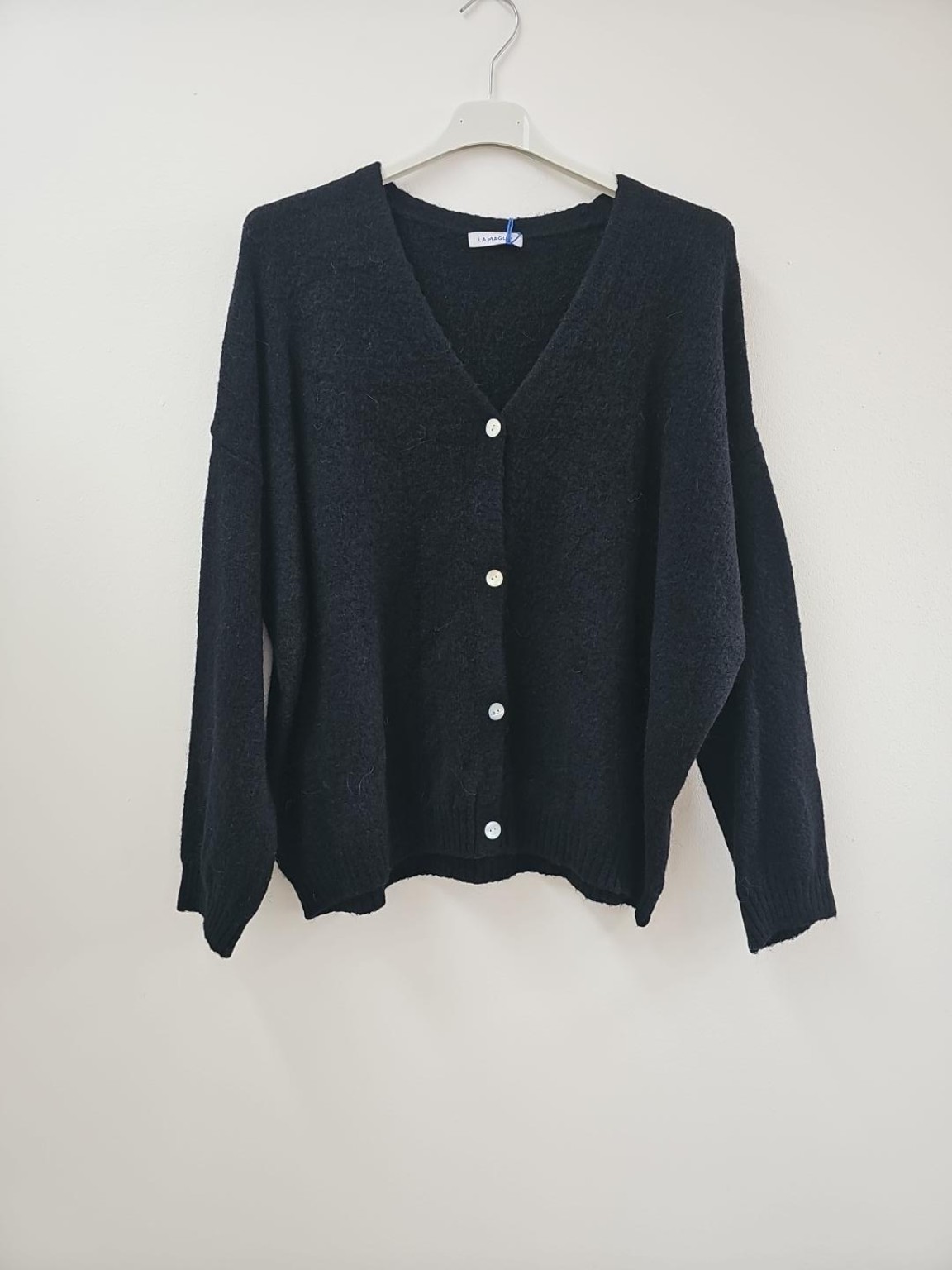 Agnetha – Oversize Alpaka Strickjacke | Made in Italya Cardigan  34-44