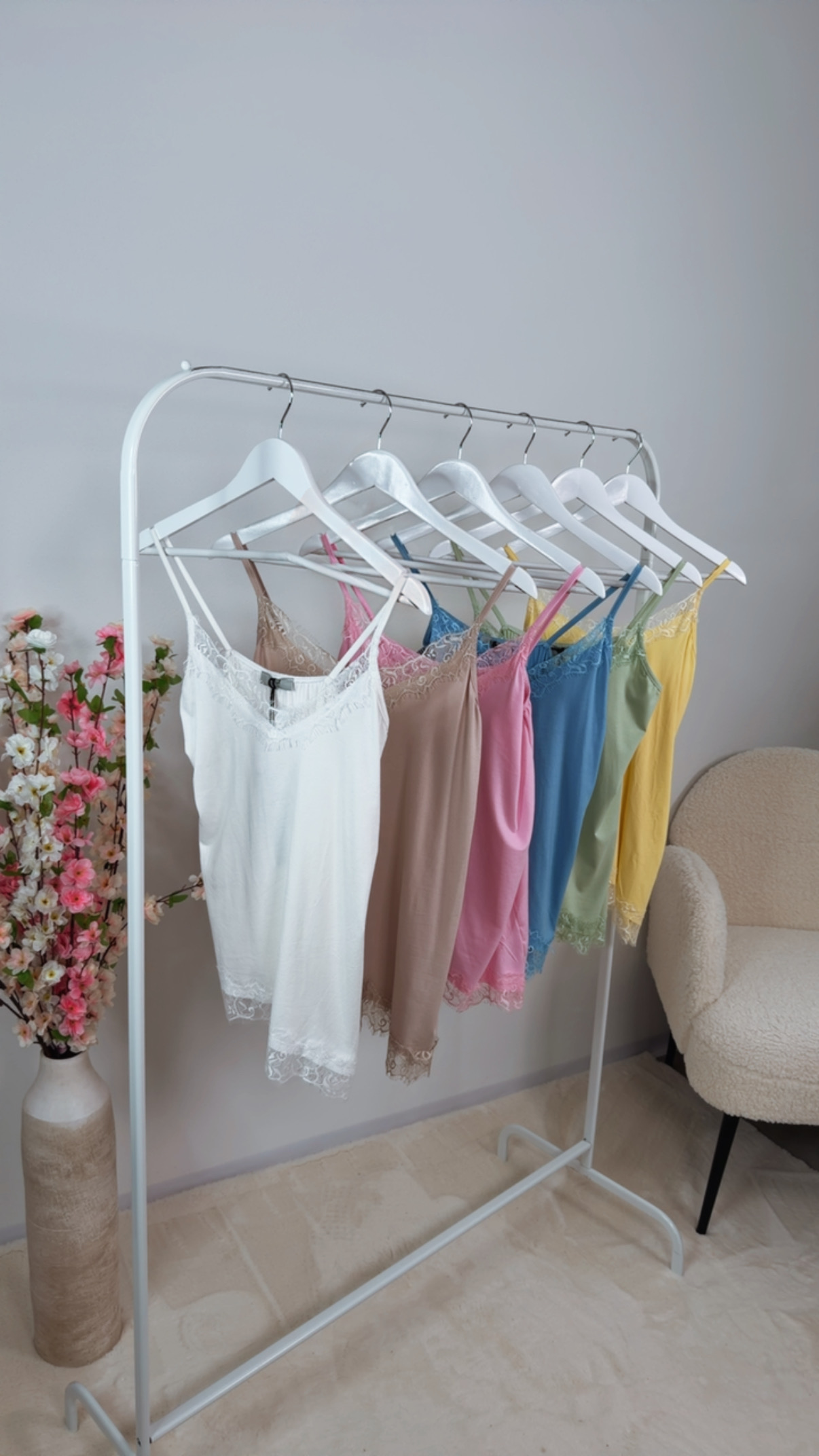 💛✨ Spitzentop Asymetrisch Lumirella Made in Italy 34-40