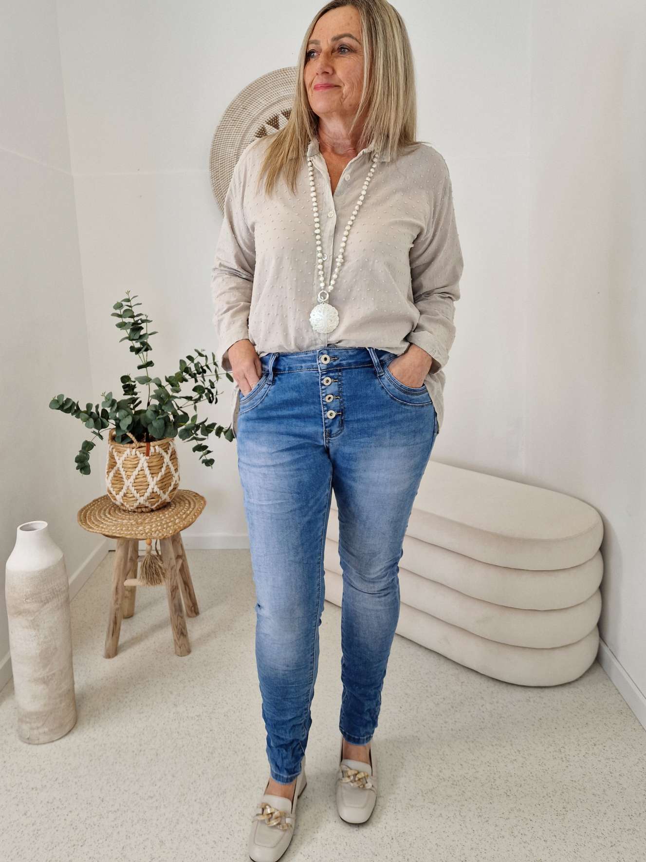 BASIC JEANS THEO Denim Blue Made in Italy Varantenartikel BASIC JEANS THEO Denim Blue Made in Italy Varantenartikel