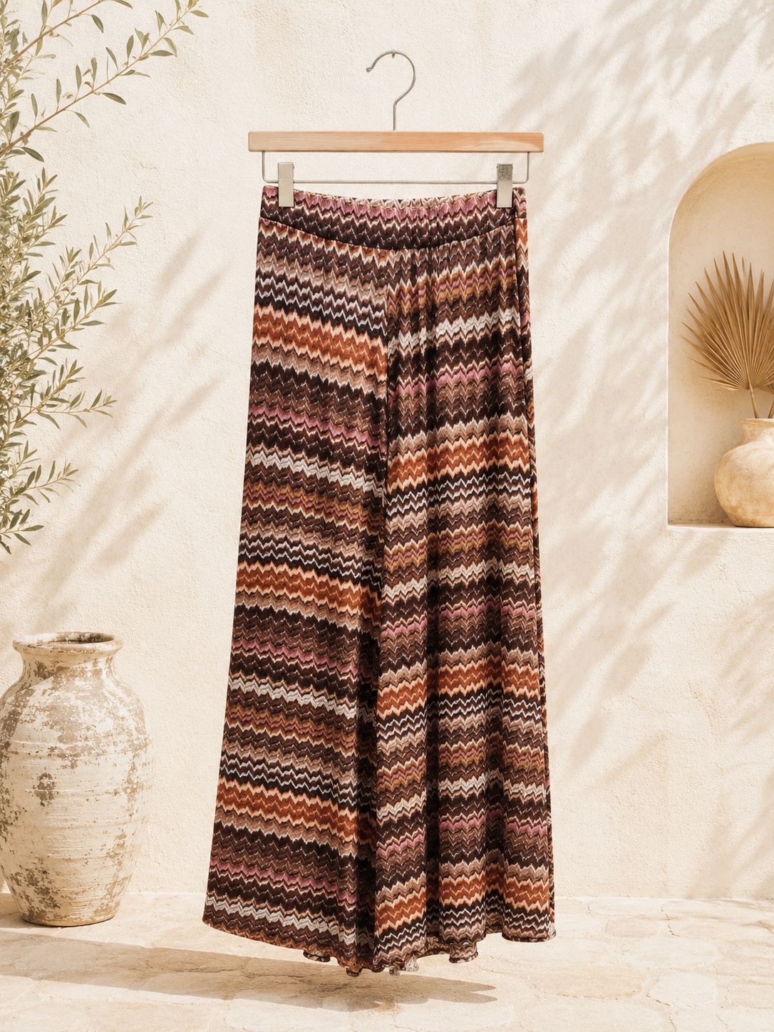 Hosenrock Leandra Zickzack Muster Made in Italy 34-38 Sommerschnapper – vom Umtausch ausgeschlossen