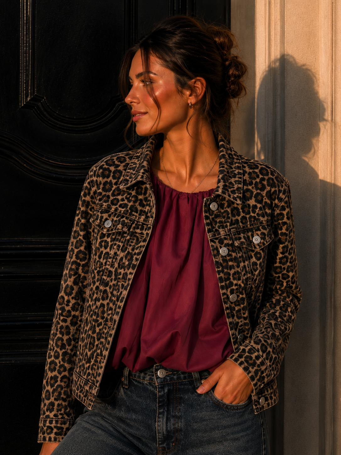 Bluse Viona – Ballonform Made in Italy 34-40/42