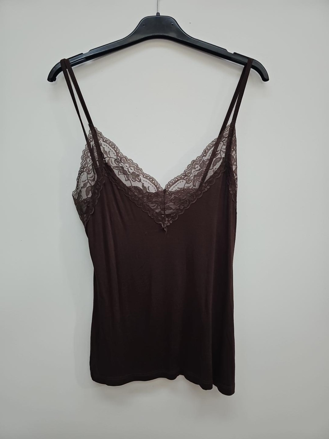 Spitzentop Lavinia – feminines Basic-Top mit Spitze Made in Italy 34-40/42
