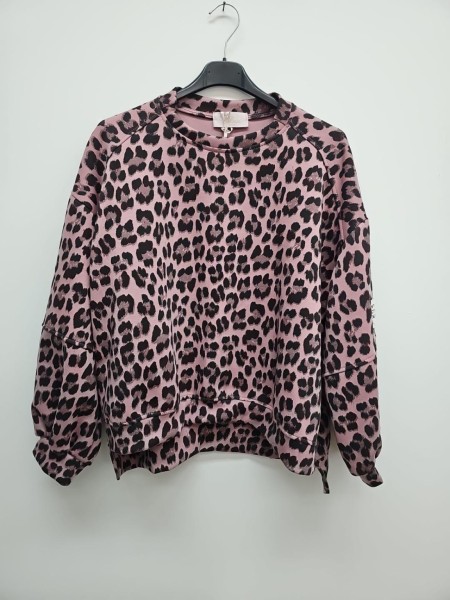 Sweater Leo Patch Juna Made in Italy 34-42 Sweatshirt