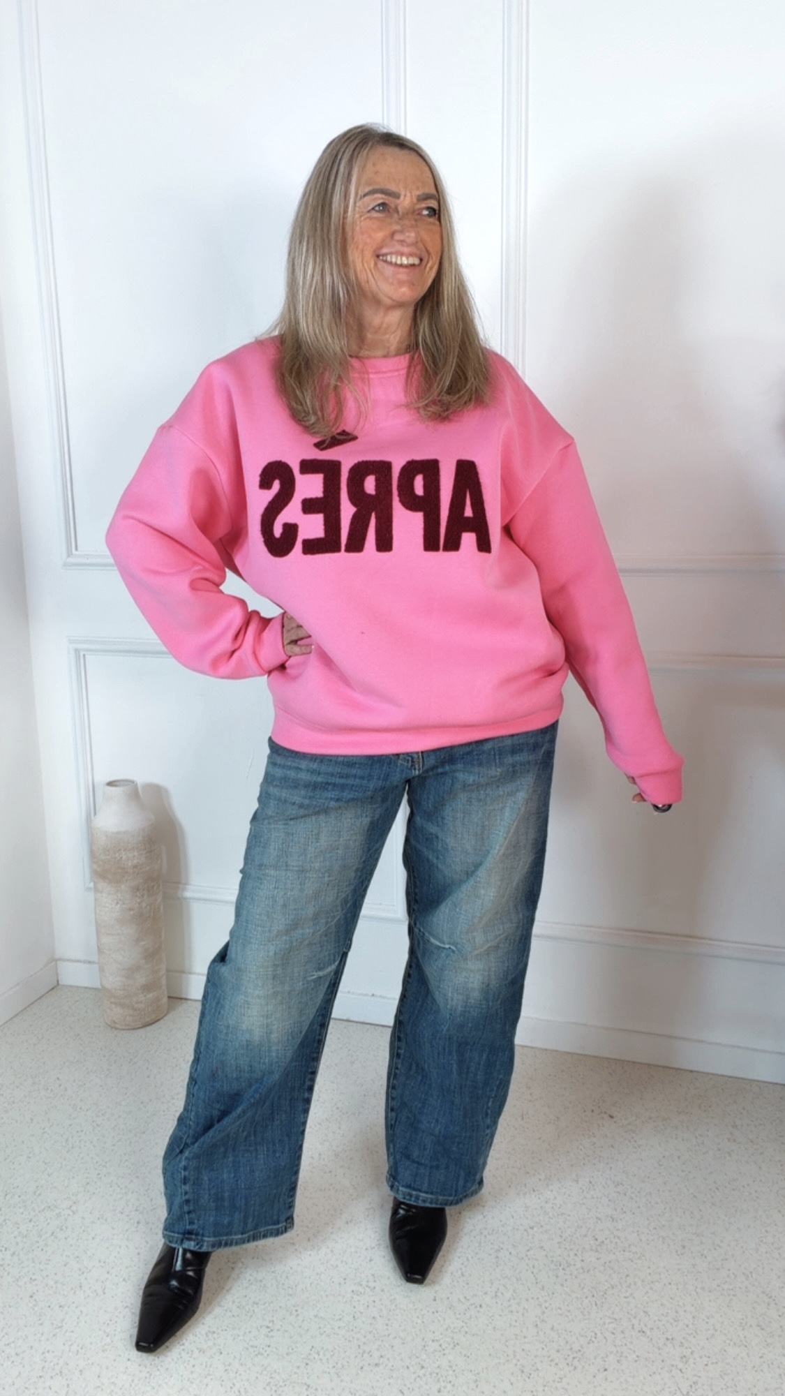 BASIC SWEATER APRES Made in Italy 36 - 42 Pullover