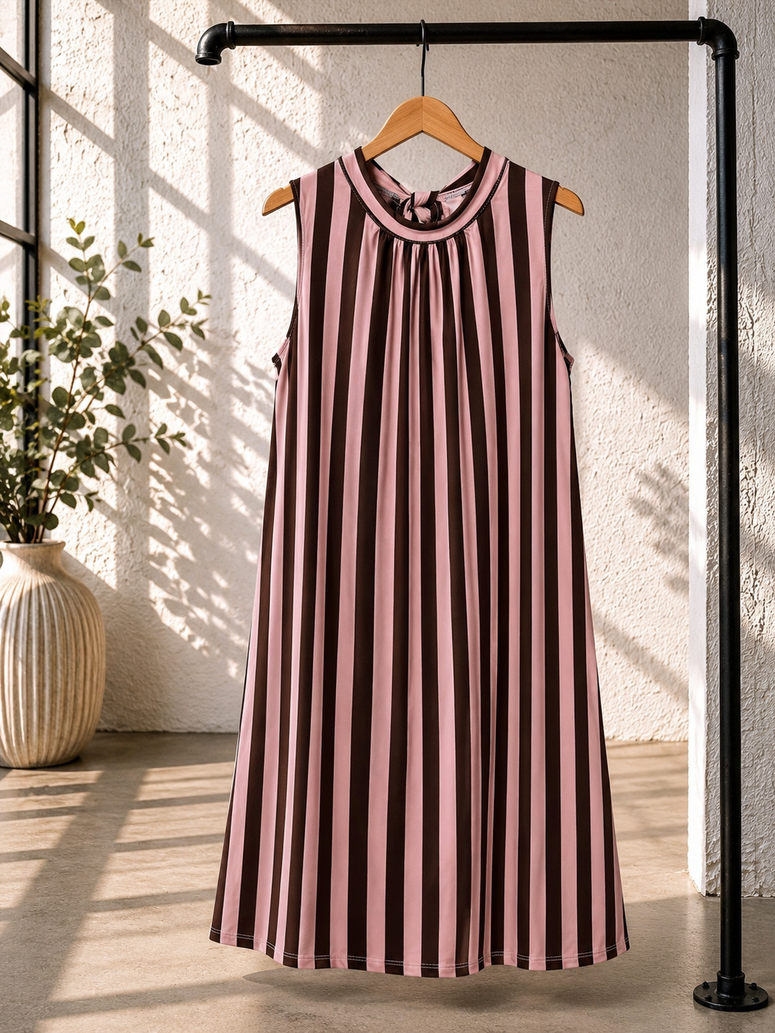 Kleid Elowen Blockstreifen Made in Italy 34-42