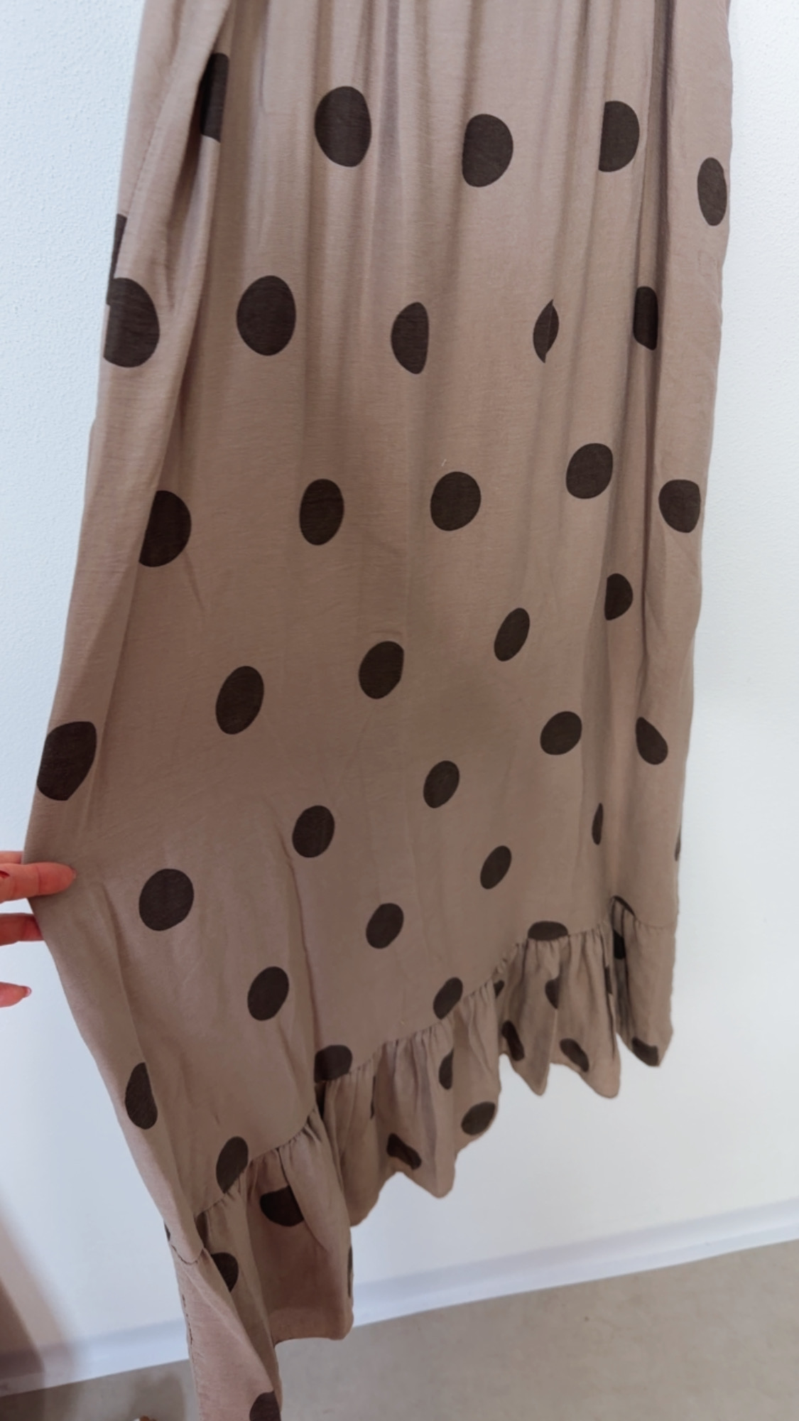 Dots Kleid Isla Spaghettiträger Made in Italy 34-42