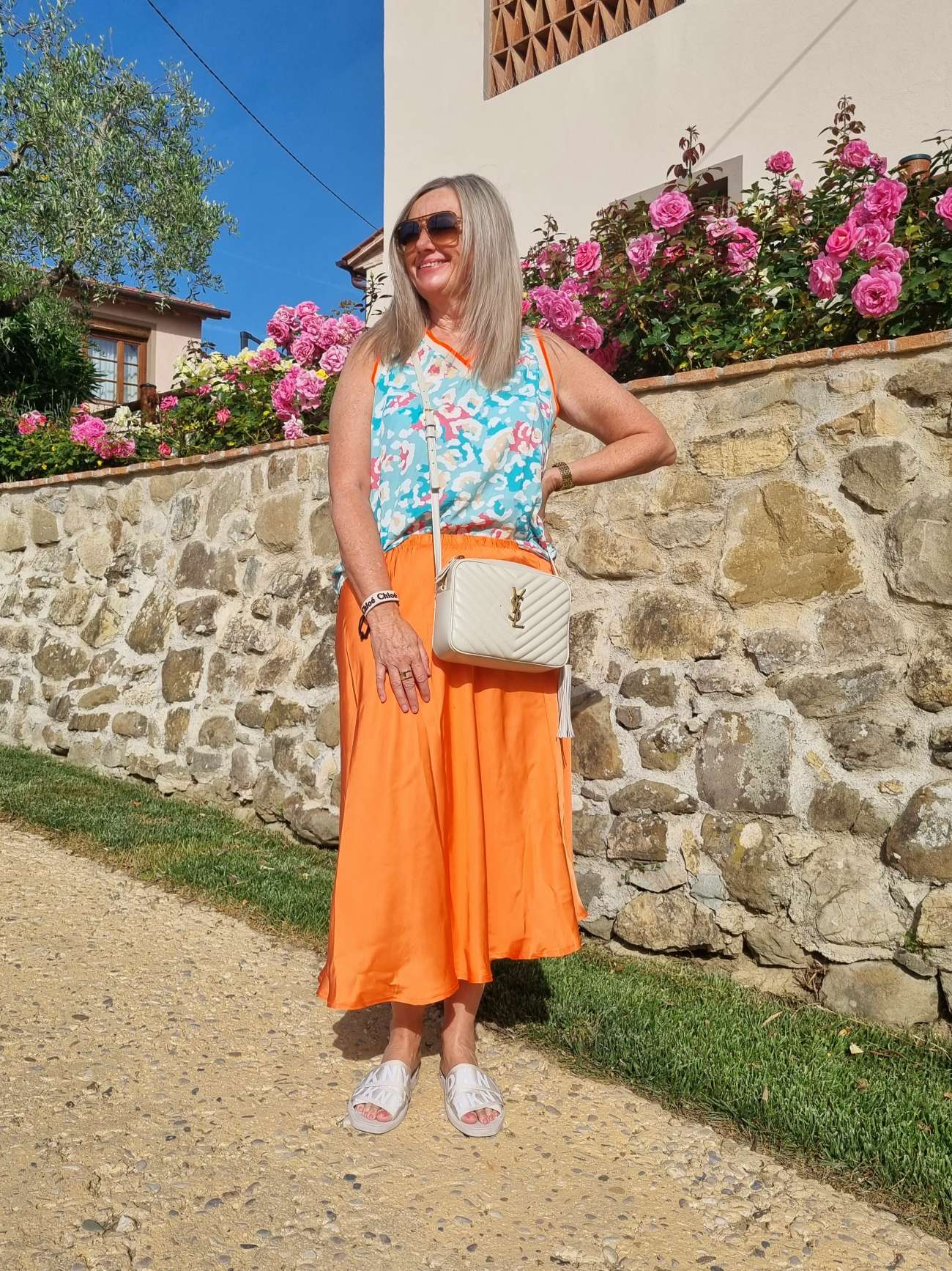 EDLER SATIN SKIRT SABRINA ORANGE Silk Seiden Mix Rock Made in Italy 34-40/42 EDLER SATIN SKIRT SABRINA ORANGE Silk Seiden Mix Rock Made in Italy 34-40/42