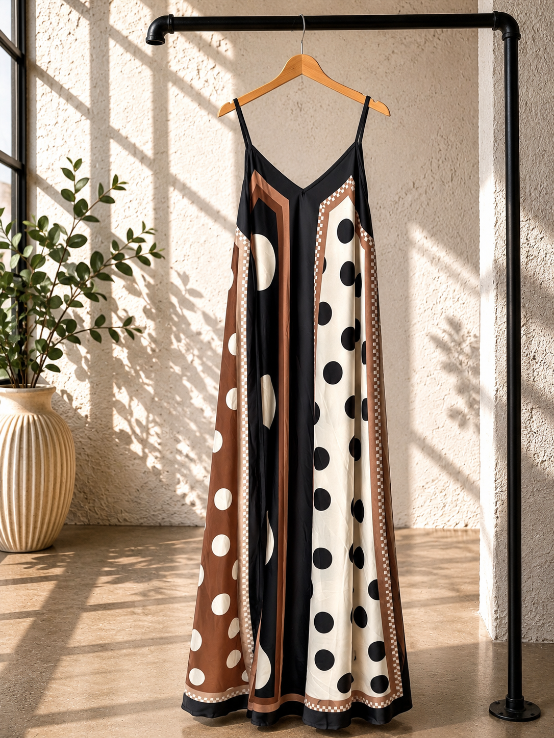 Polka Dots Kleid Ronda – Made in Italy | passend bis Größe 42