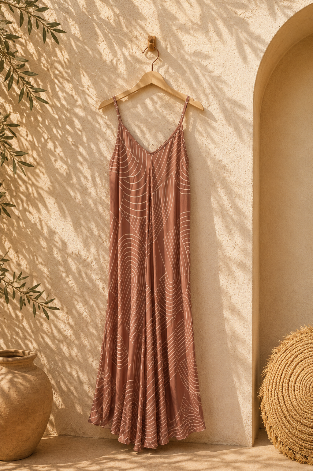 Kleid Mariella – Exklusiver Seiden-Look mit besonderem Design Made in Italy Gr 34-42/44