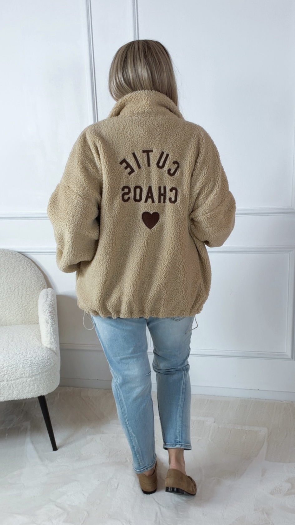 TEDDYJACKE EVA 36 - 42 Made in Italy