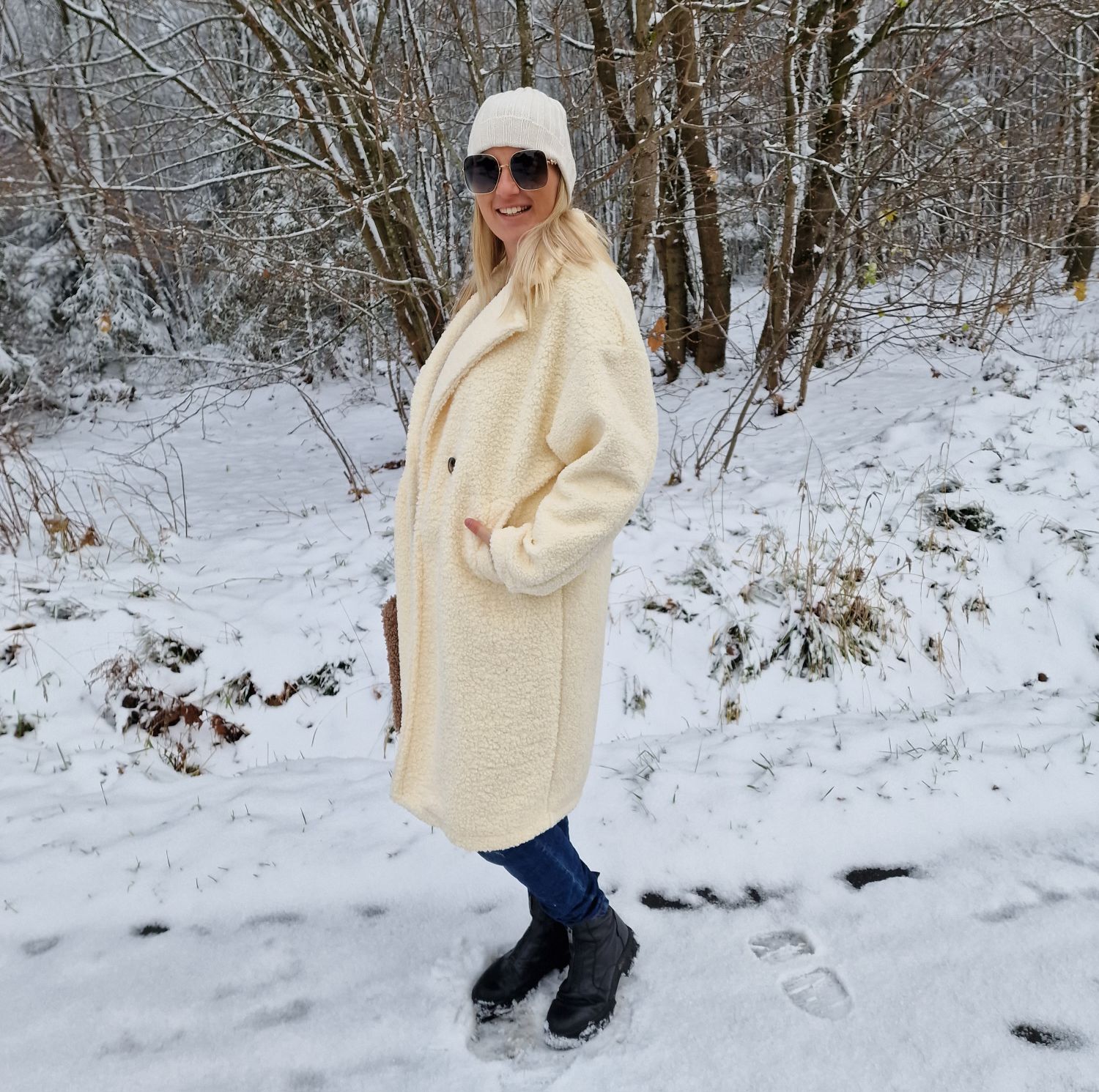 TEDDY MANTEL NEAPEL CREME 34-42 Made in Italy Winter Mantel COAT TEDDY MANTEL NEAPEL CREME 34-42 Made in Italy Winter Mantel COAT