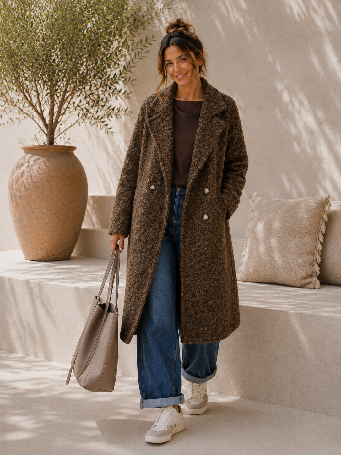 TREND MANTEL ELVIRA 36 - 42 Trench Coat Made in Italy