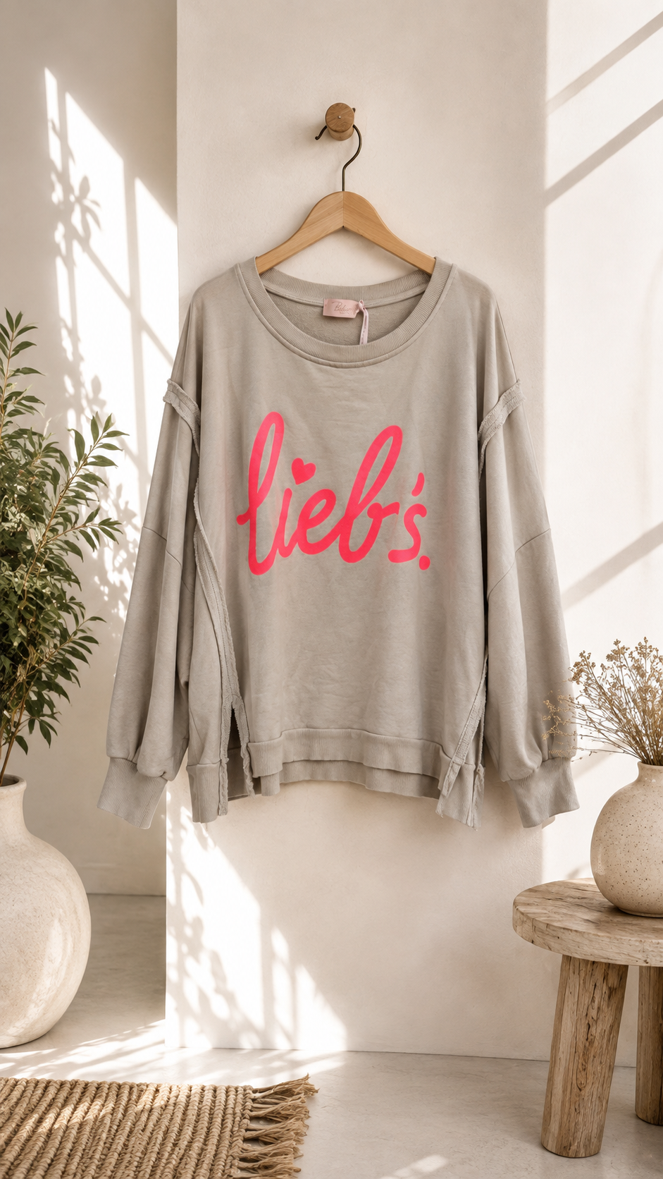 Sweatshirt Isotta – Lieb´s im lässigen Oversize-Look Made in Italy 34-48