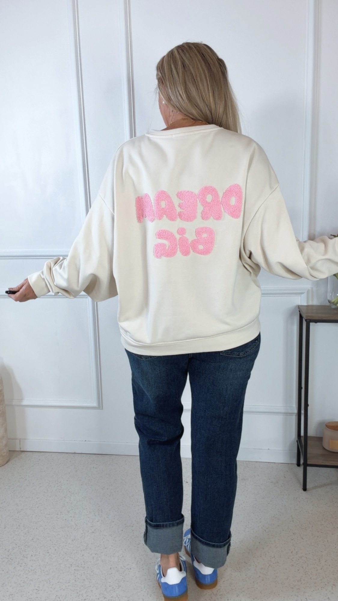 STATEMENT SWEATER DREAM BIG Made in Italy 34-42