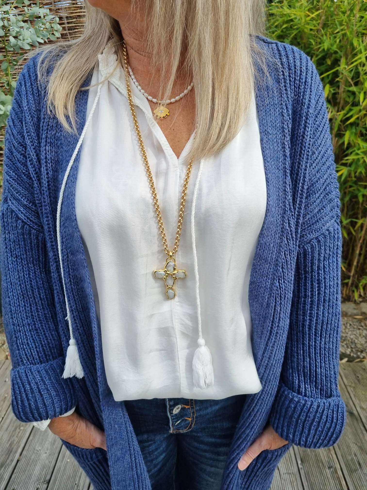 KNIT CARDIGAN EVELYN DUNKELBLAU 34-42 Made in Italy Strickjacke Strickmantel Mantel KNIT CARDIGAN EVELYN DUNKELBLAU 34-42 Made in Italy Strickjacke Strickmantel Mantel