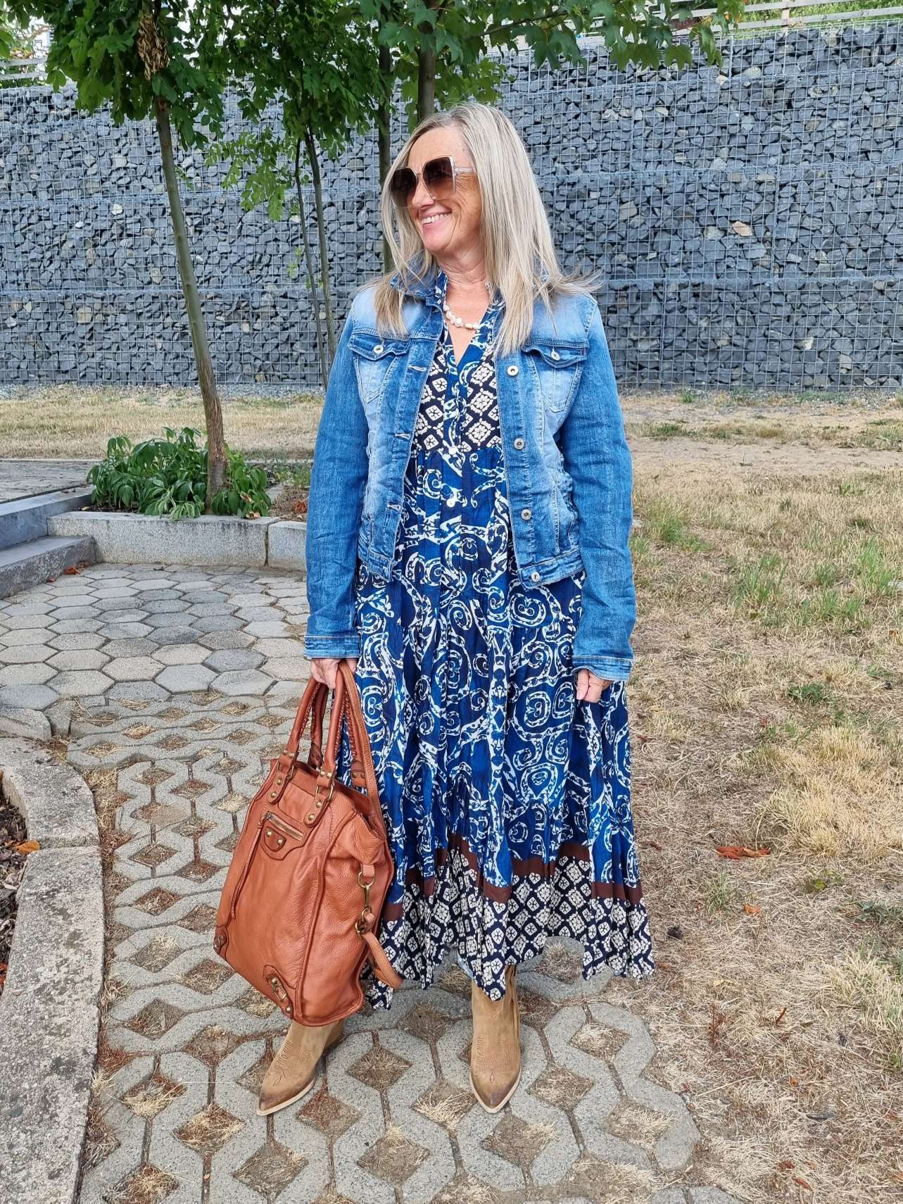 MAXI TUNIKA DRESS STROMBOLI BLAU 34-40/42 Made in Italy langes Kleid Hängerchen Tunikakleid MAXI TUNIKA DRESS STROMBOLI BLAU 34-40/42 Made in Italy langes Kleid Hängerchen Tunikakleid