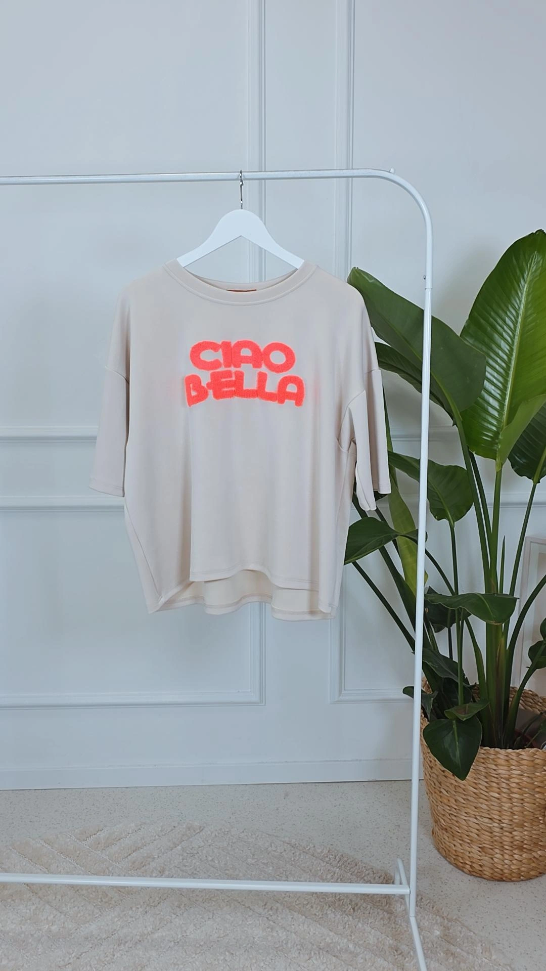 OVERSIZE SOFT SWEATER ZAHRA CIAO BELLA 34-44 Kurzarm Sweatshirt