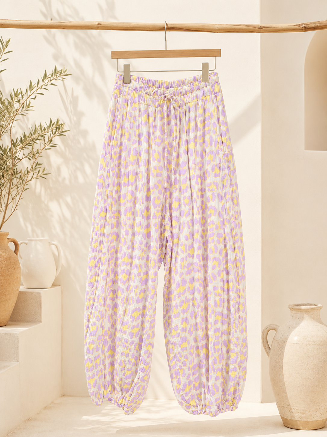 Ballon Hose Liyana Leo Musselin Made in Italy 34-42