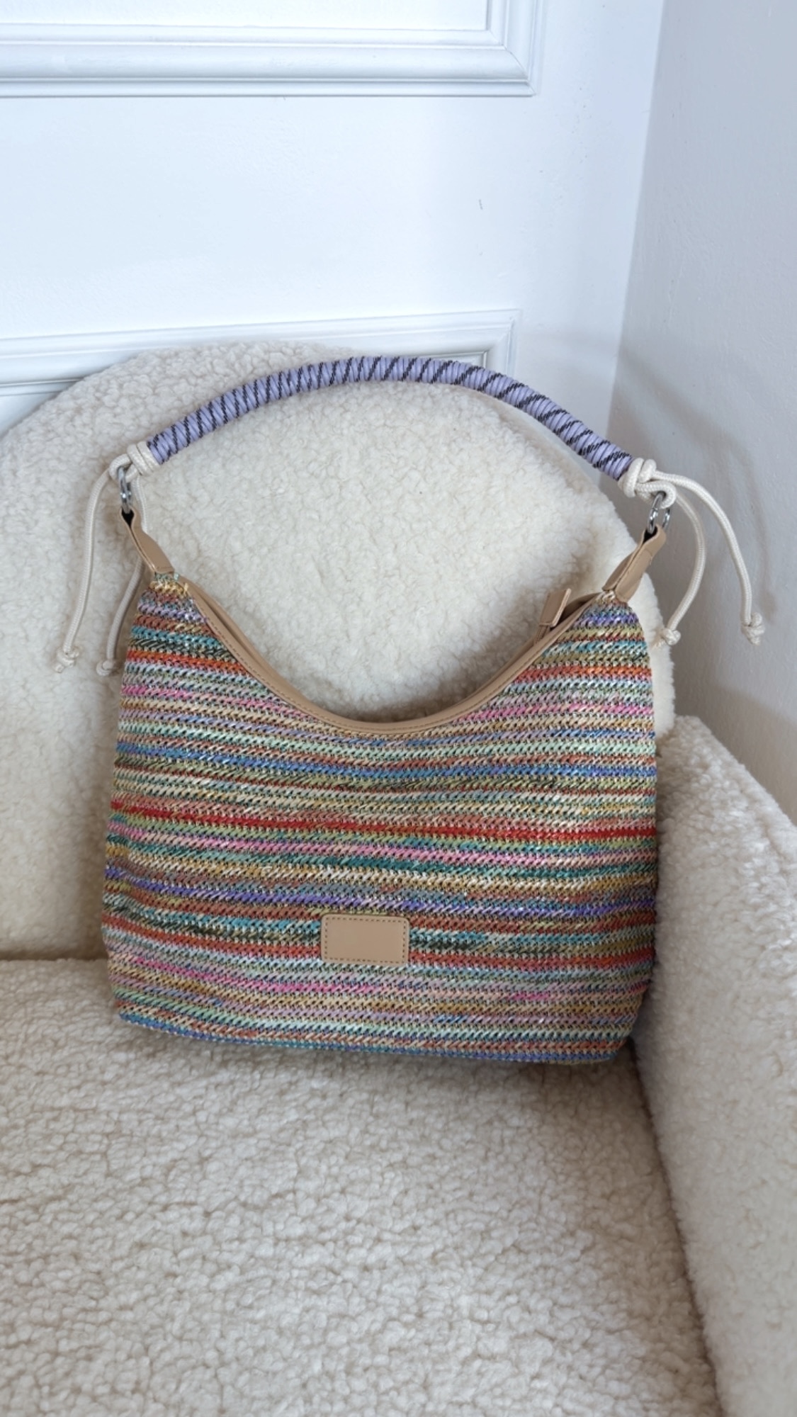 Tasche „Bella Riviera“ FLIEDER PASTELL👜✨ Beach Bag Ibiza Style