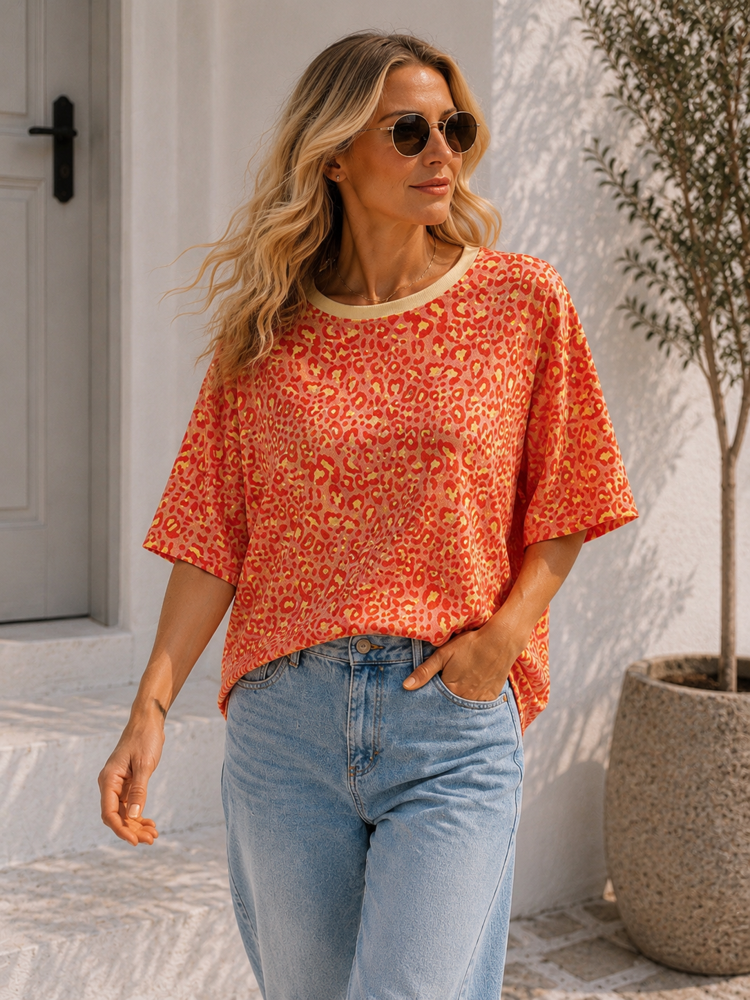 Shirt „ZURI“ – Made in Italy ✨🌼Butterstoff passt ca.  34-42/44