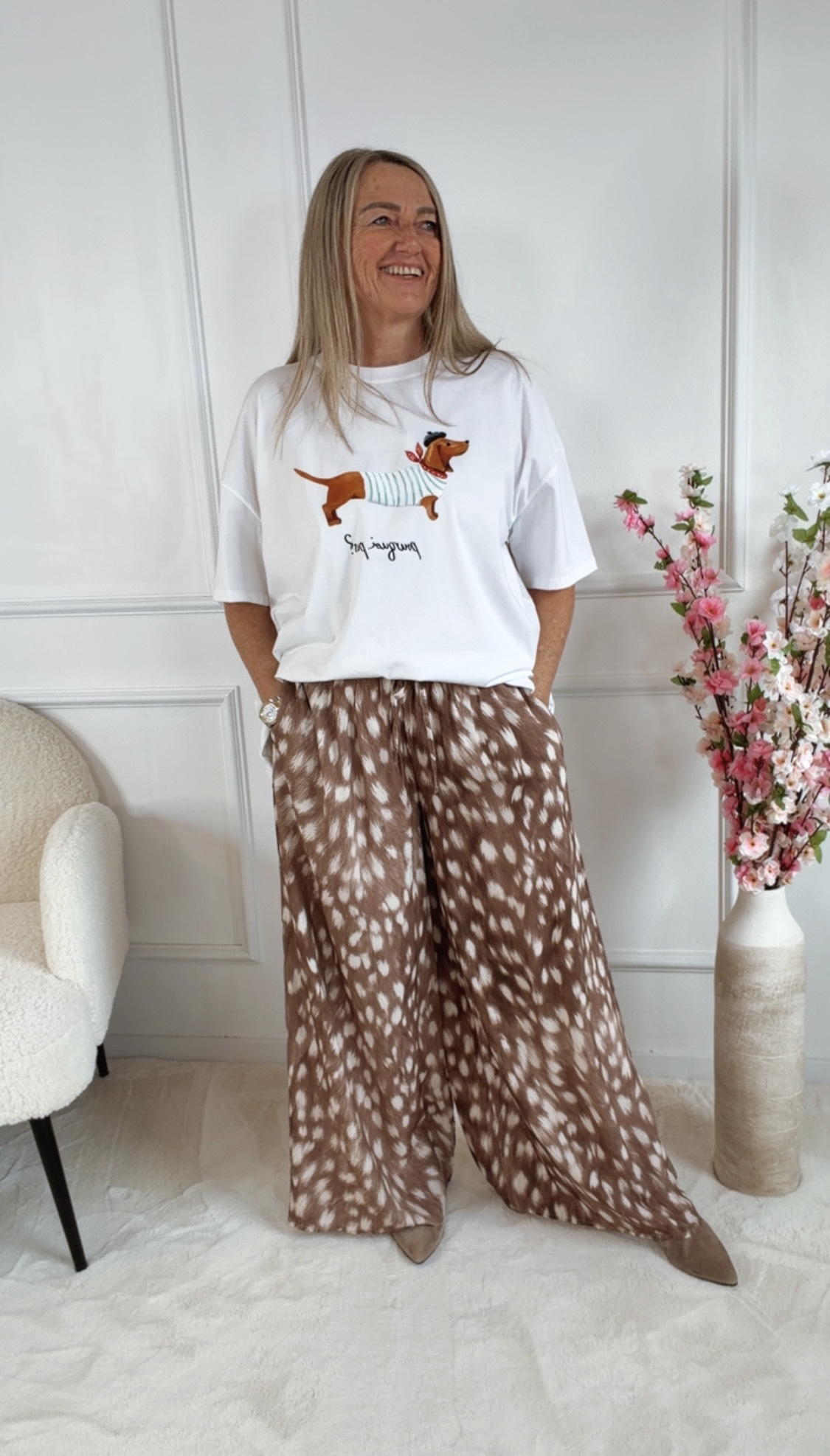 🐾 T-Shirt DACKEL ELIOT VOKUHILA Made in Italy 34-44