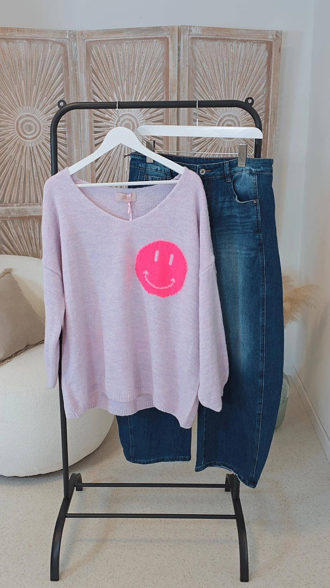 TREND PULLOVER CELINA Made in Italy Strickpullover 34-44 Smile Good 