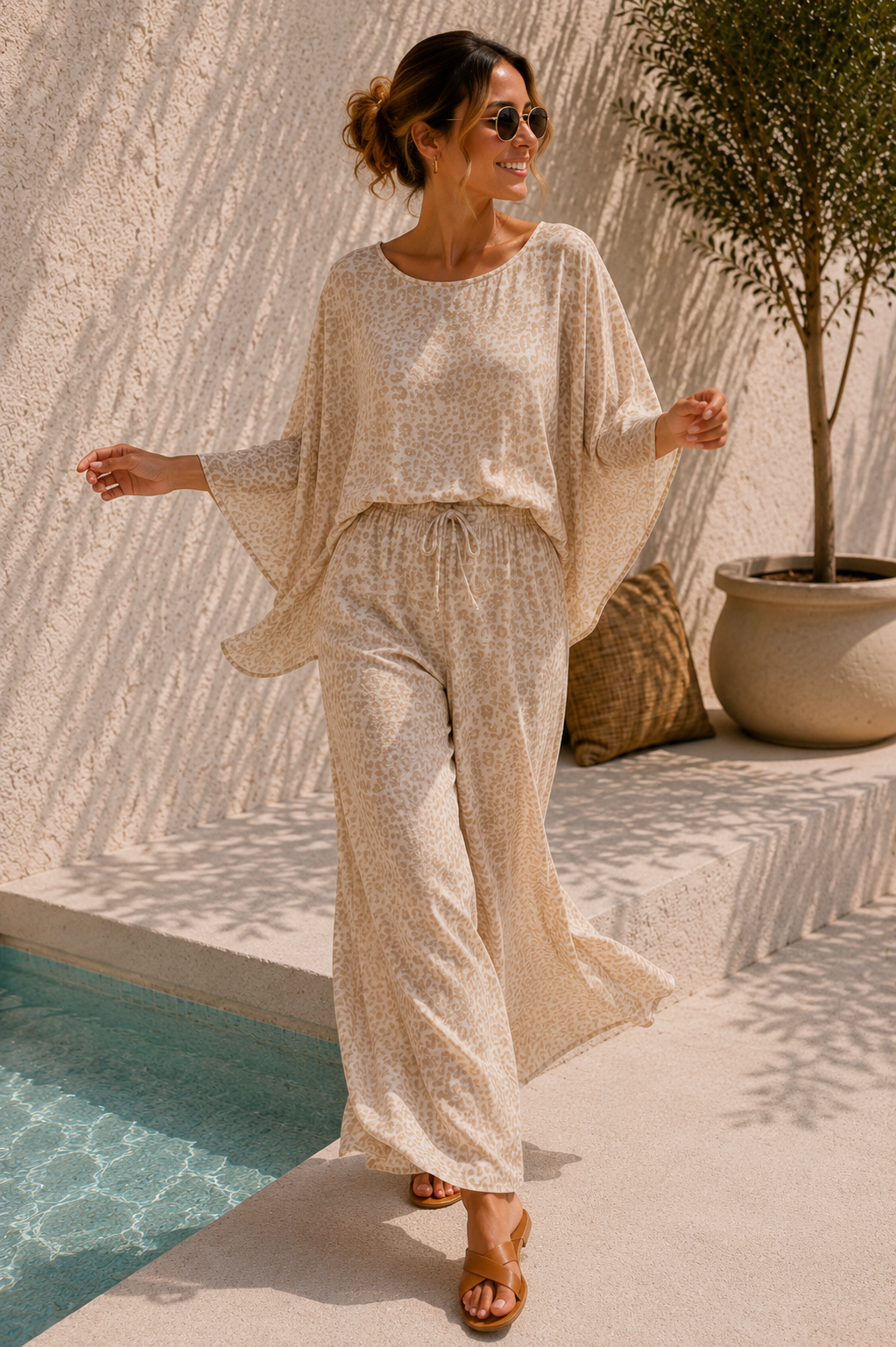 Oversize Fledermausshirt „Zanzibar“ ✨ Made in Italy • weich fließendes Oversize-Shirt • Größe 34–46