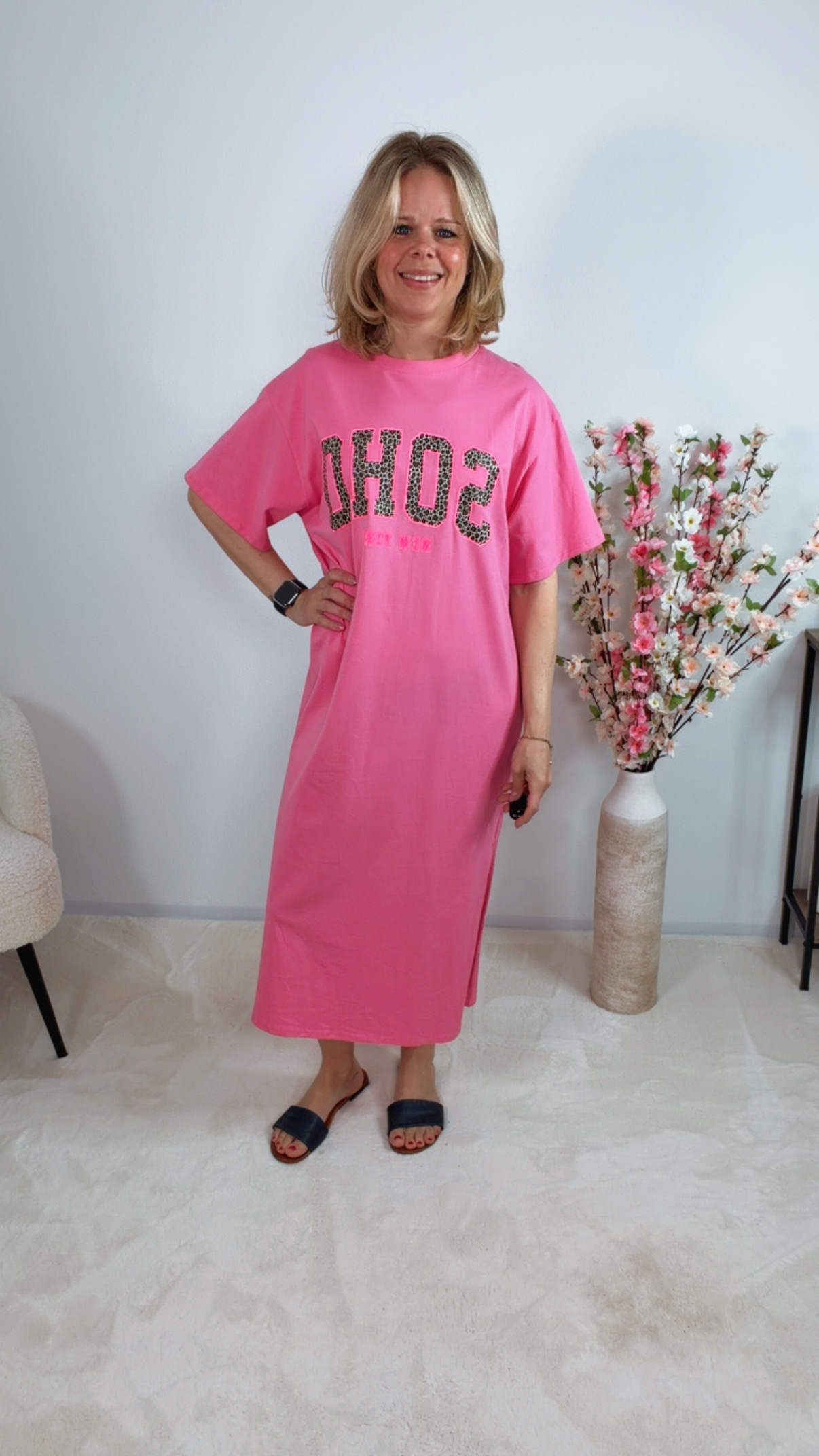 💚✨ T-Shirt-Kleid SOHO Zynaretta Made in Itlay 34-40/42