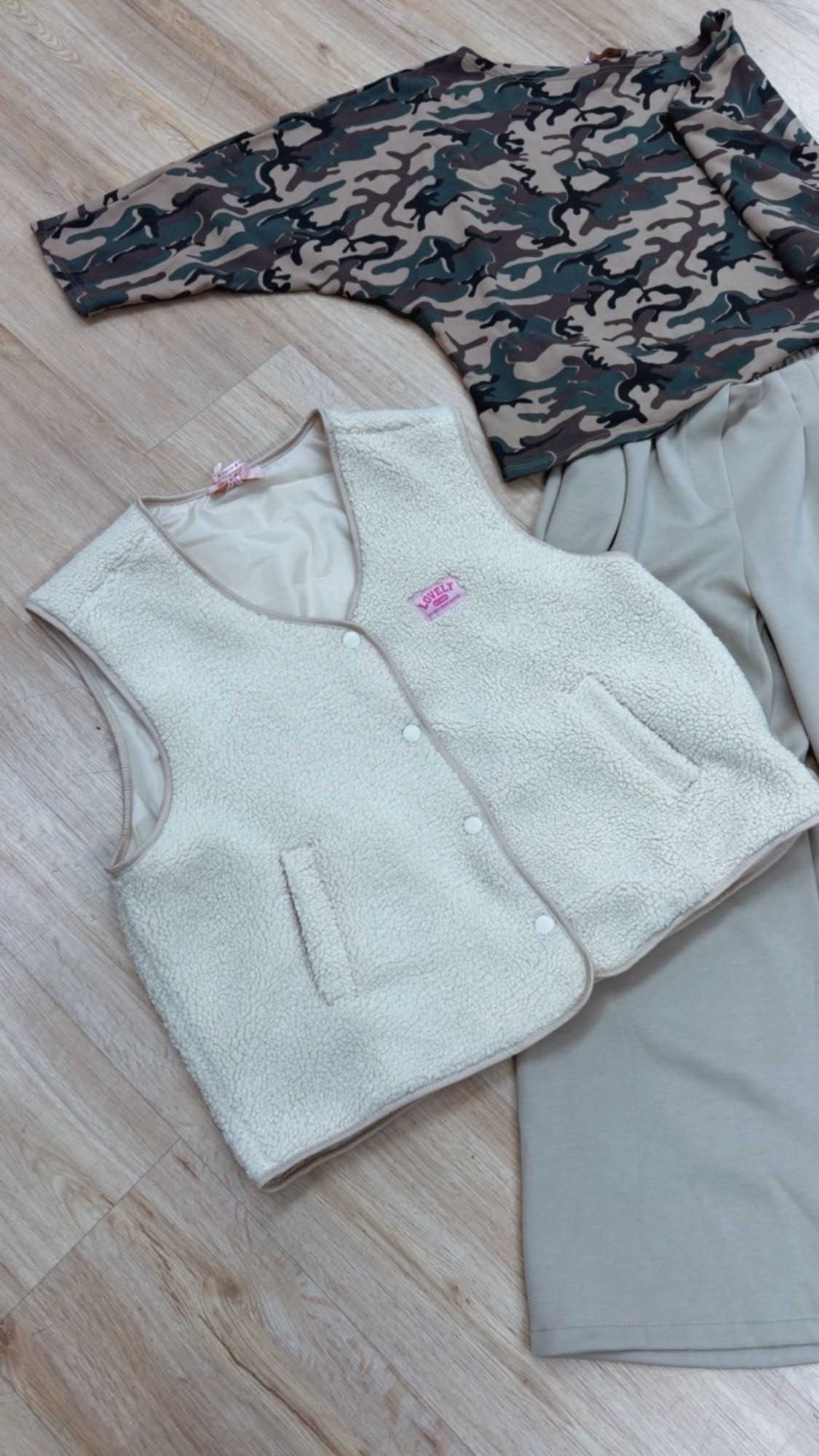 Teddyweste mit Lovely-Patch – Made in Italy | TW0191