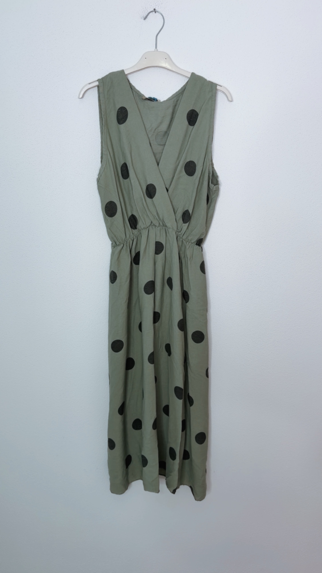 Maxi-Kleid Belladonna Polka Dots Made in Italy 34-42