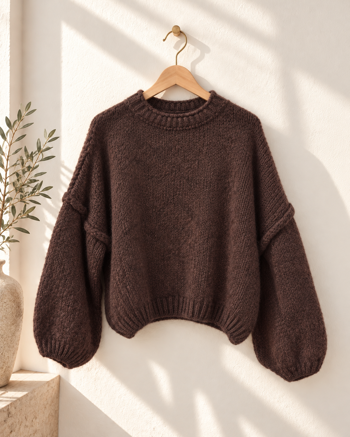 Soft Touch Oversize Pullover I SP0152 I 34 - 44 I Made in Italy