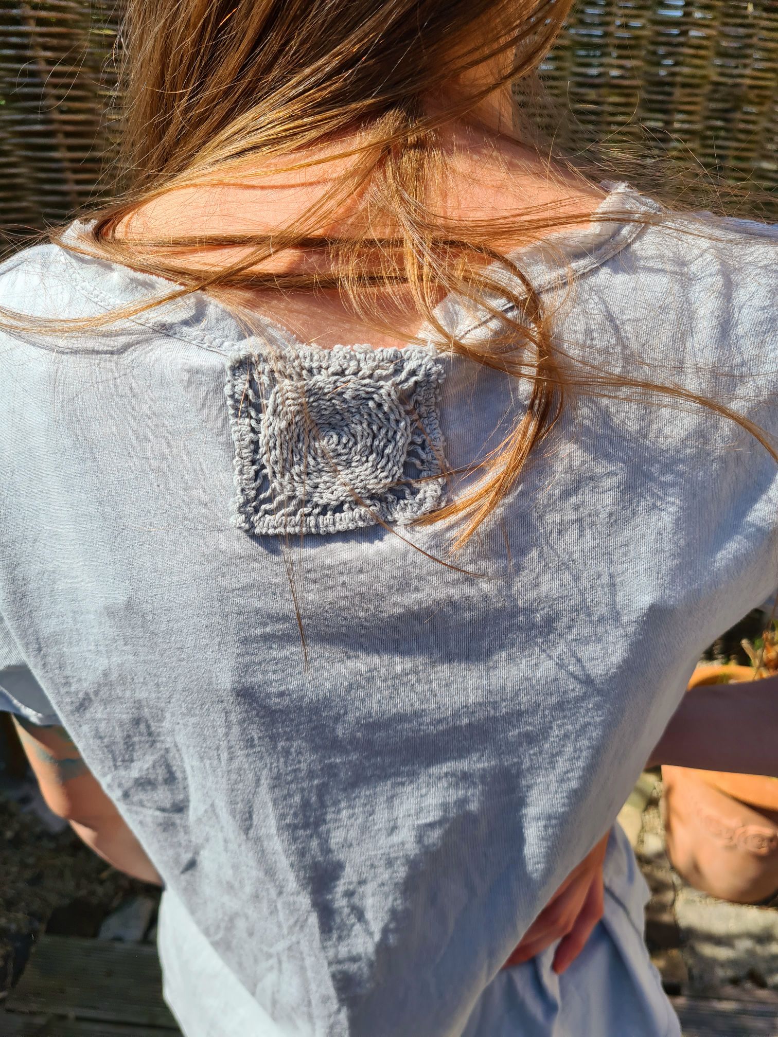 T-SHIRT BLANCO HELLGRAU 34-38/40 Made in Italy Basic Shirt Kurzarm Vintage Look T-SHIRT BLANCO HELLGRAU 34-38/40 Made in Italy Basic Shirt Kurzarm Vintage Look