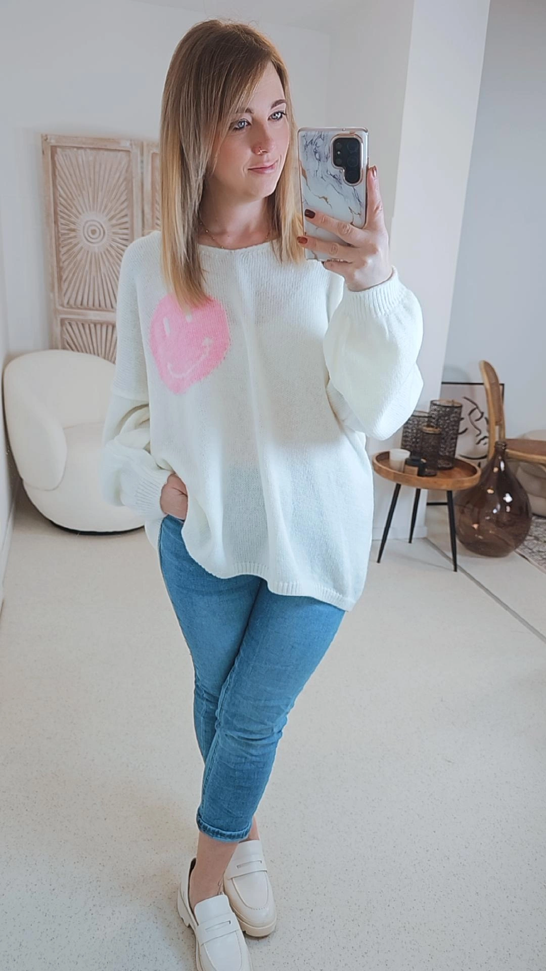 TREND PULLOVER MAGDA SMILE Made in Italy Strickpullover 34-42/44