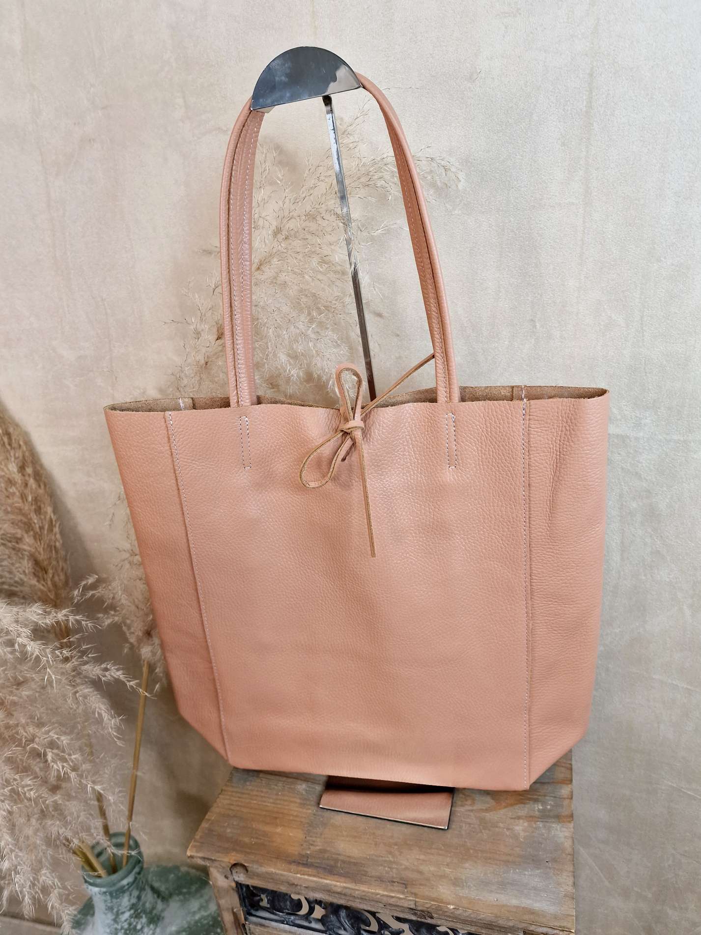 BASIC LEDER SHOPPER MARA LACHS Made in Italy Ledertasche Tasche BASIC LEDER SHOPPER MARA LACHS Made in Italy Ledertasche Tasche