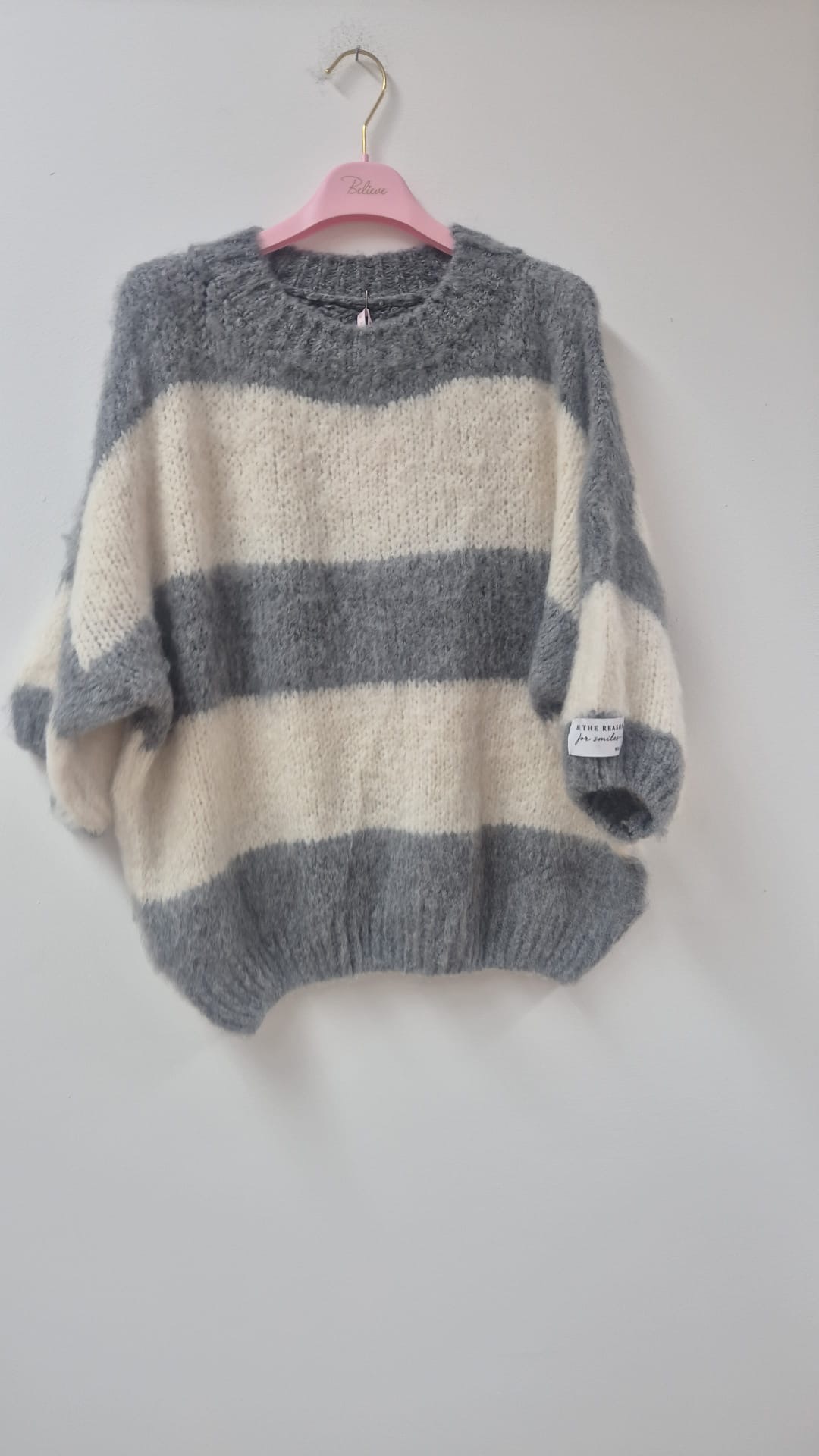 Kuschelpullover SP0082 – Made in Italy Gr. 34-42 Strick Pullover