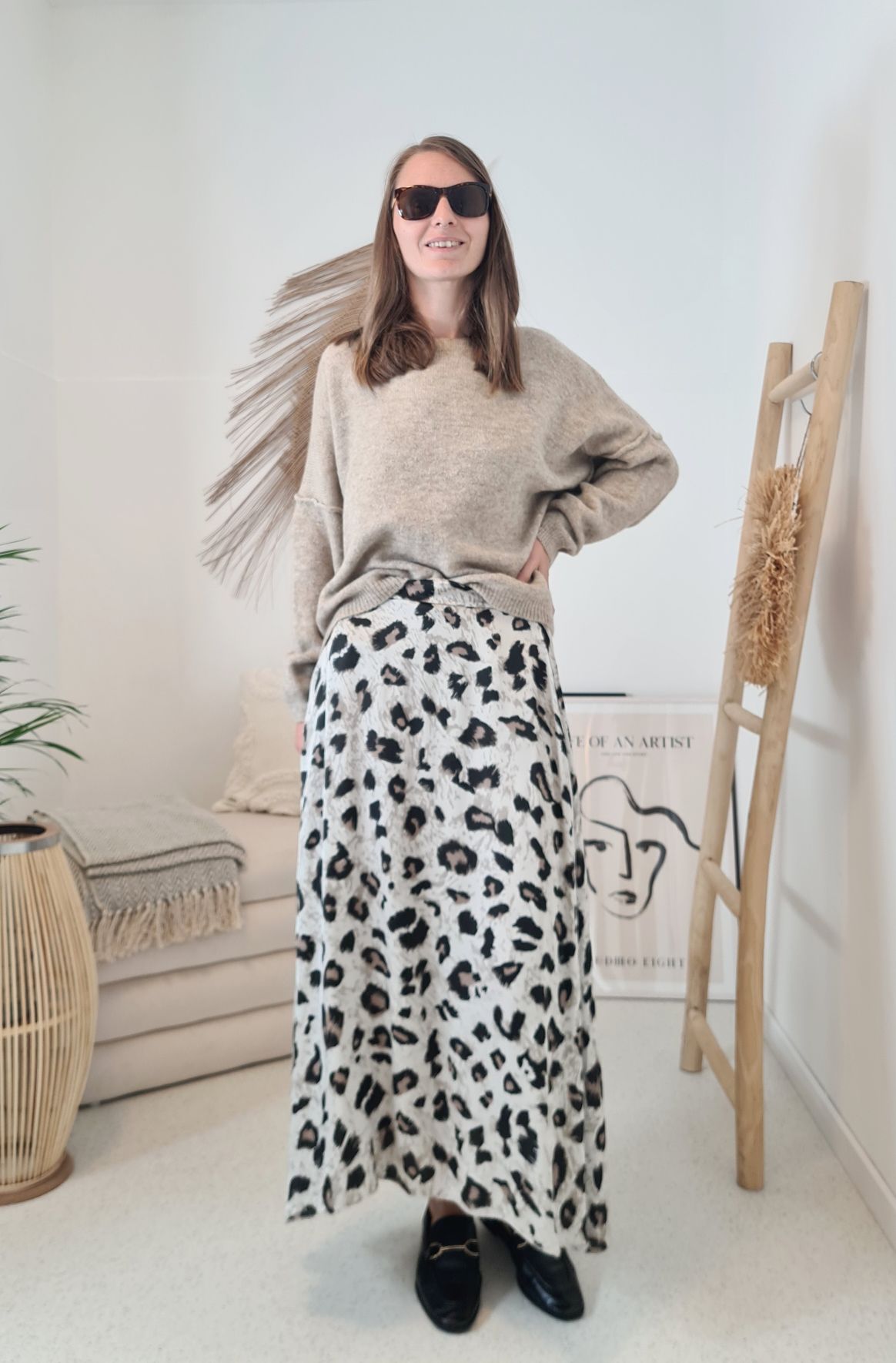 EDLER SILK SKIRT KATHY LEO CREME Satin Rock Seiden Mix Made in Italy 34-40 EDLER SILK SKIRT KATHY LEO CREME Satin Rock Seiden Mix Made in Italy 34-40