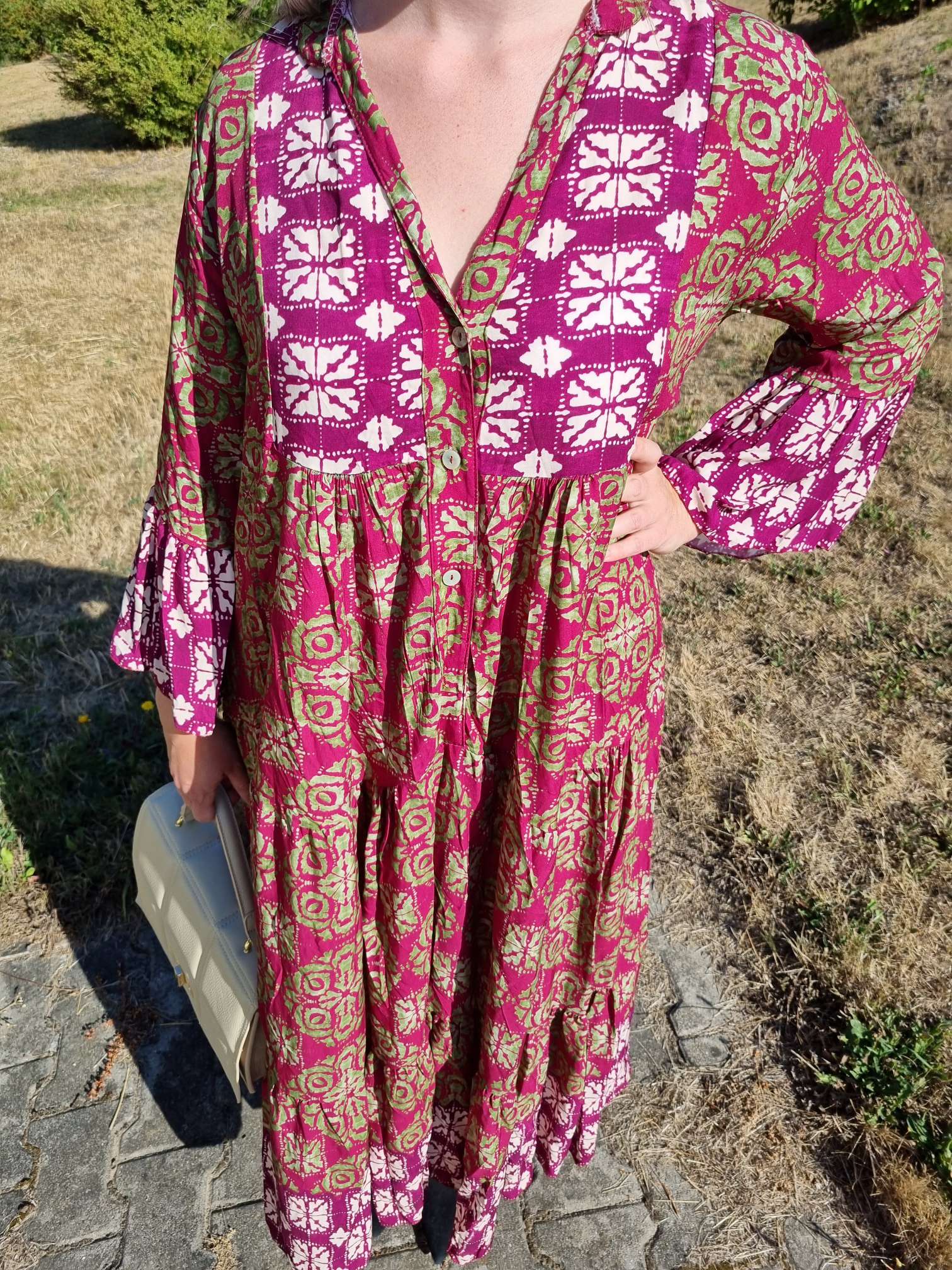 MAXI TUNIKA DRESS ISABELL BURGUNDER 34-40/42 Made in Italy langes Kleid Hängerchen Tunikakleid MAXI TUNIKA DRESS ISABELL BURGUNDER 34-40/42 Made in Italy langes Kleid Hängerchen Tunikakleid