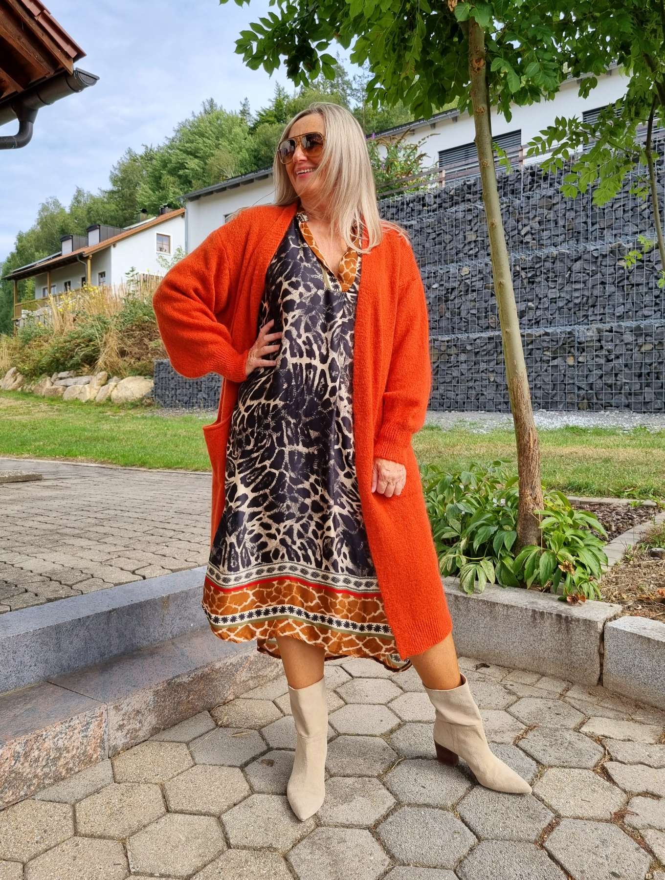 BLUSEN KLEID LUISE SCHWARZ langes Seiden Kleid Dress Longbluse Made in Italy 34-42 BLUSEN KLEID LUISE SCHWARZ langes Seiden Kleid Dress Longbluse Made in Italy 34-42