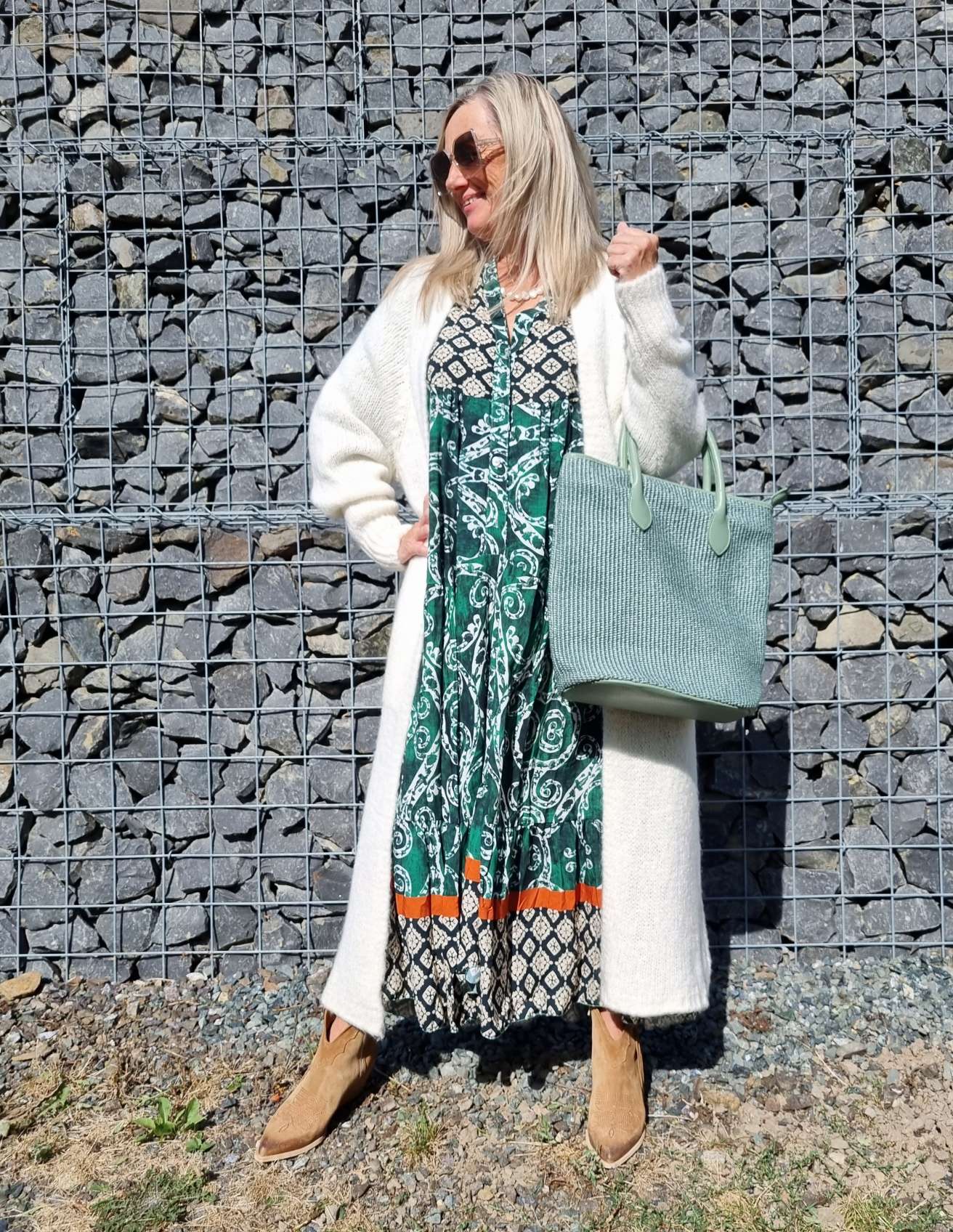 EDLER KNIT CARDIGAN CHRISTIN WOLLWEISS MOHAIR 34-42 Made in Italy Strickjacke Strickmantel Mantel EDLER KNIT CARDIGAN CHRISTIN WOLLWEISS MOHAIR 34-42 Made in Italy Strickjacke Strickmantel Mantel