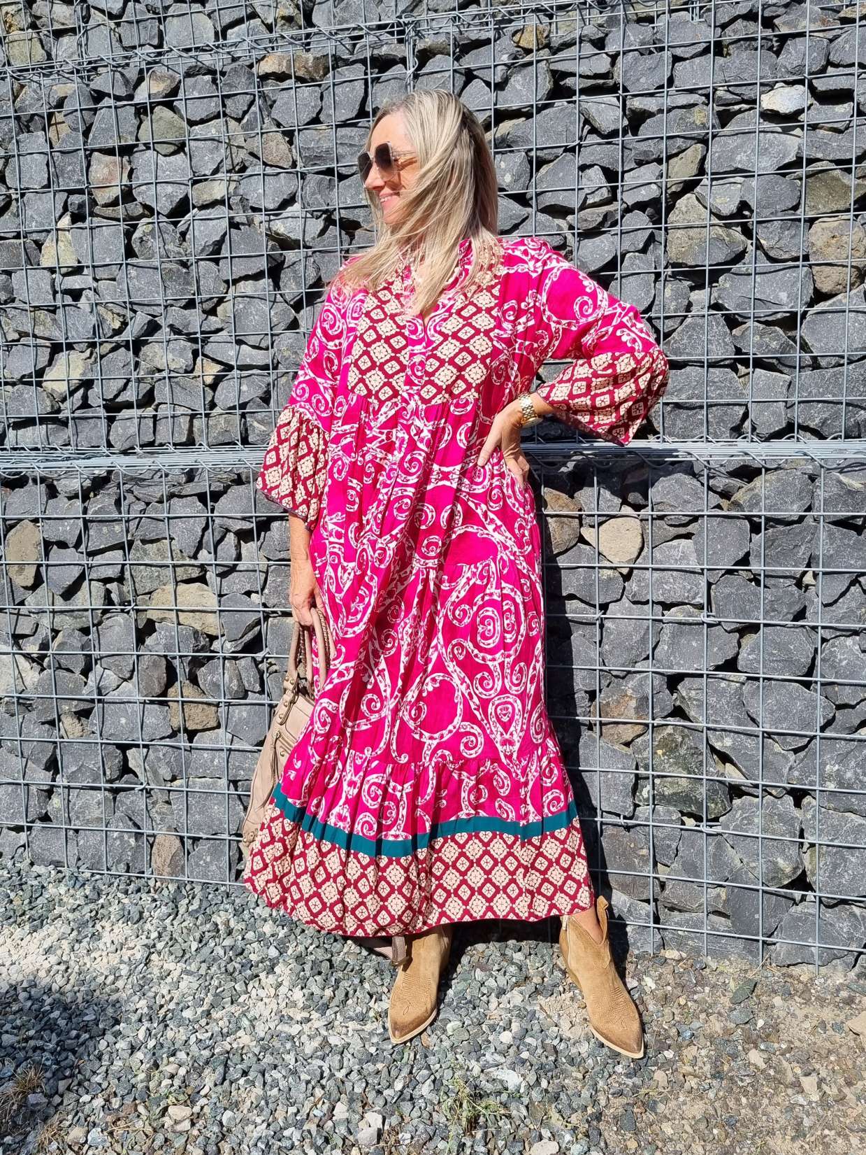 MAXI TUNIKA DRESS STROMBOLI BURGUNDER 34-40/42 Made in Italy langes Kleid Hängerchen Tunikakleid MAXI TUNIKA DRESS STROMBOLI BURGUNDER 34-40/42 Made in Italy langes Kleid Hängerchen Tunikakleid