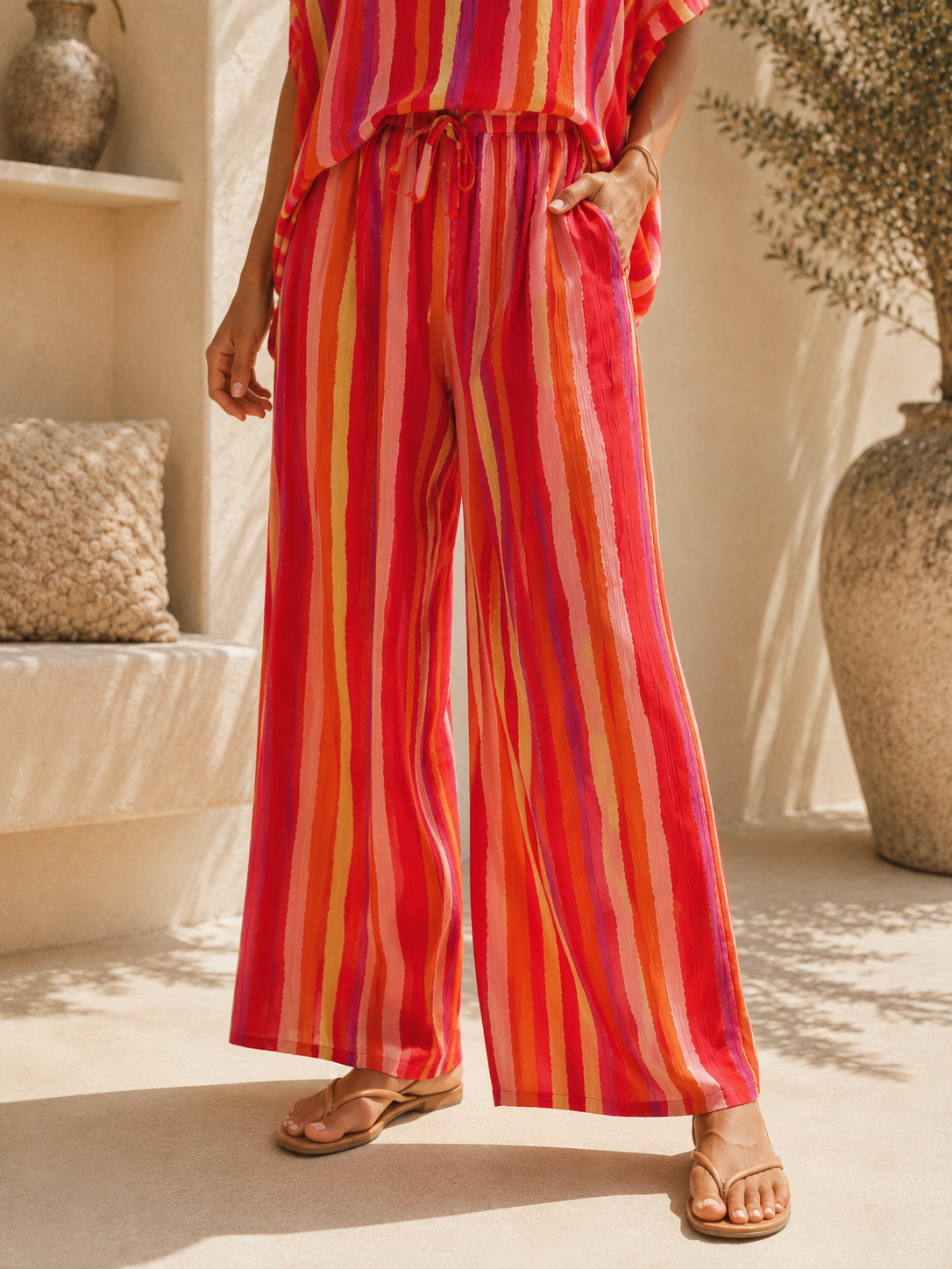 Marlene Hose Menorca Stripes Made in Italy 34-40/42