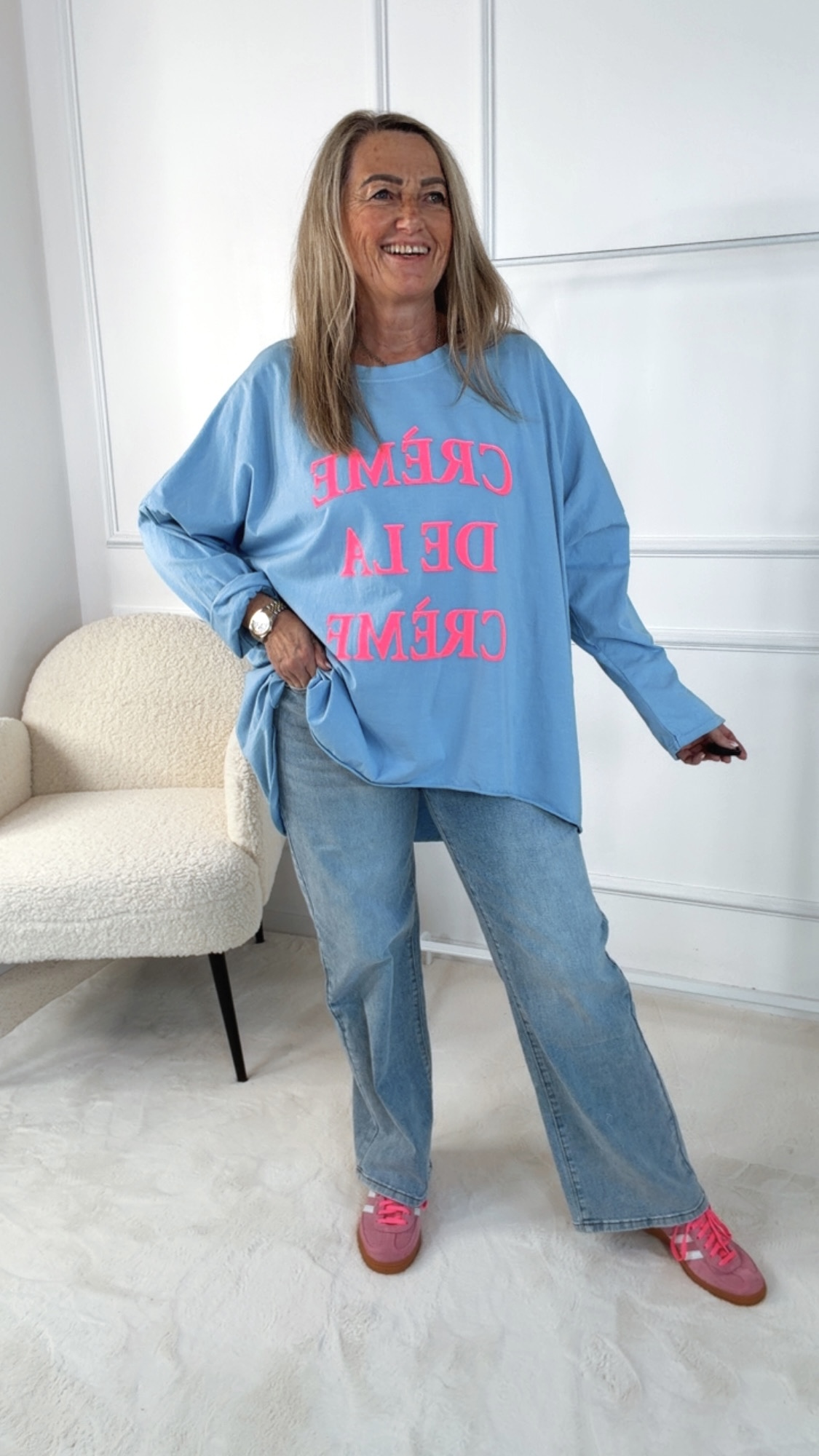 SHIRT LONG/VOKUHILA CREME DE LA CREME 36 - 44 Made in Italy