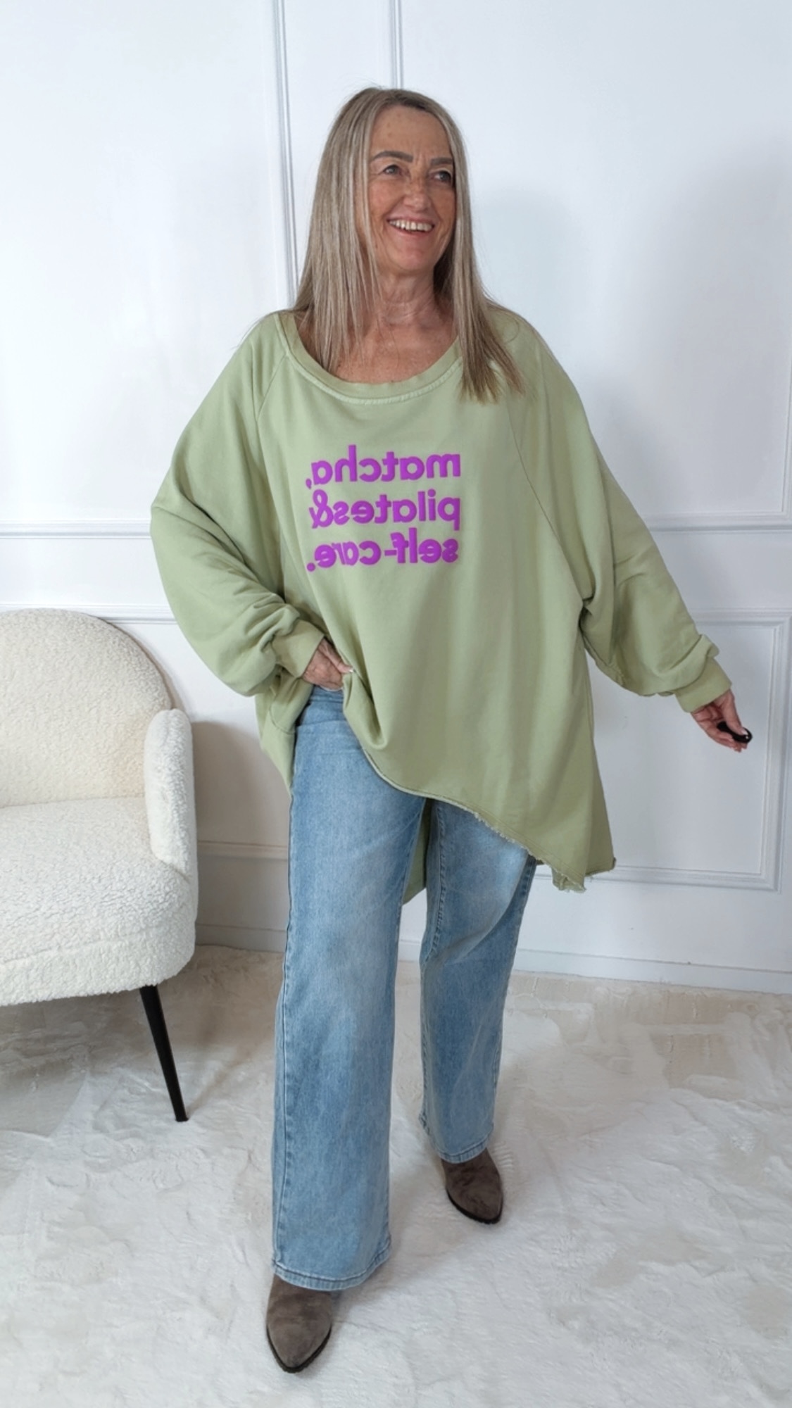 VOKUHILA-SHIRT AZZURRA VITA Made in Italy 34-44/46