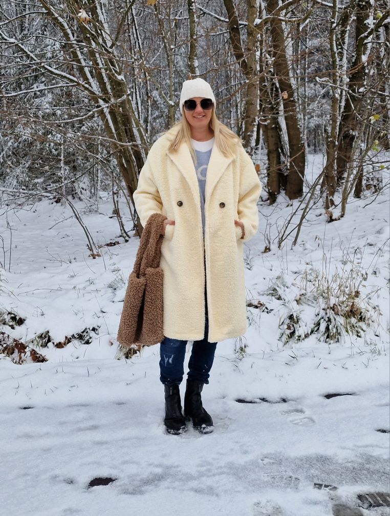 TEDDY MANTEL NEAPEL CREME 34-42 Made in Italy Winter Mantel COAT TEDDY MANTEL NEAPEL CREME 34-42 Made in Italy Winter Mantel COAT