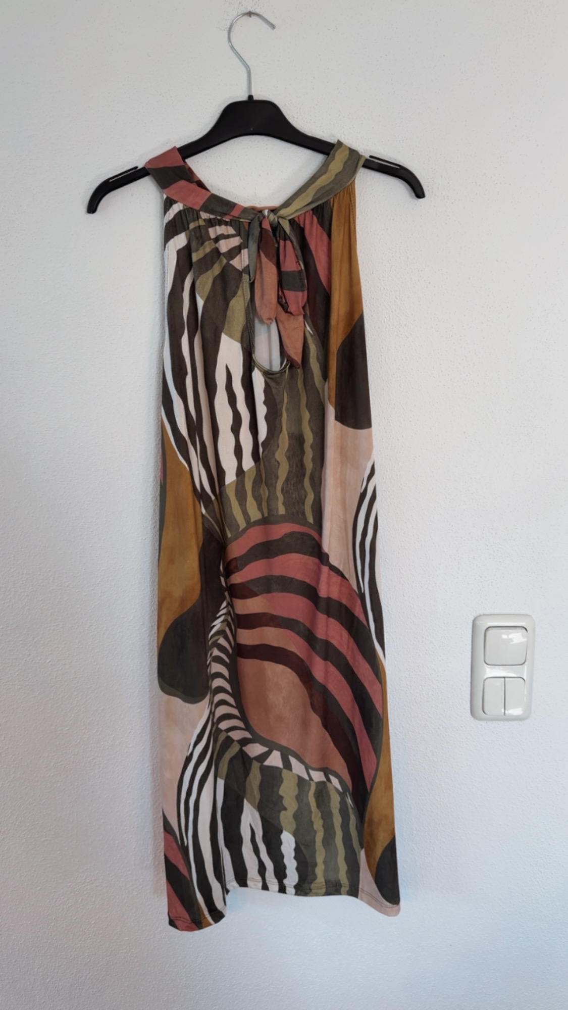 Kleid Marella – Sommerkleid mit grafischem Print Made in Italy Gr, 34-42